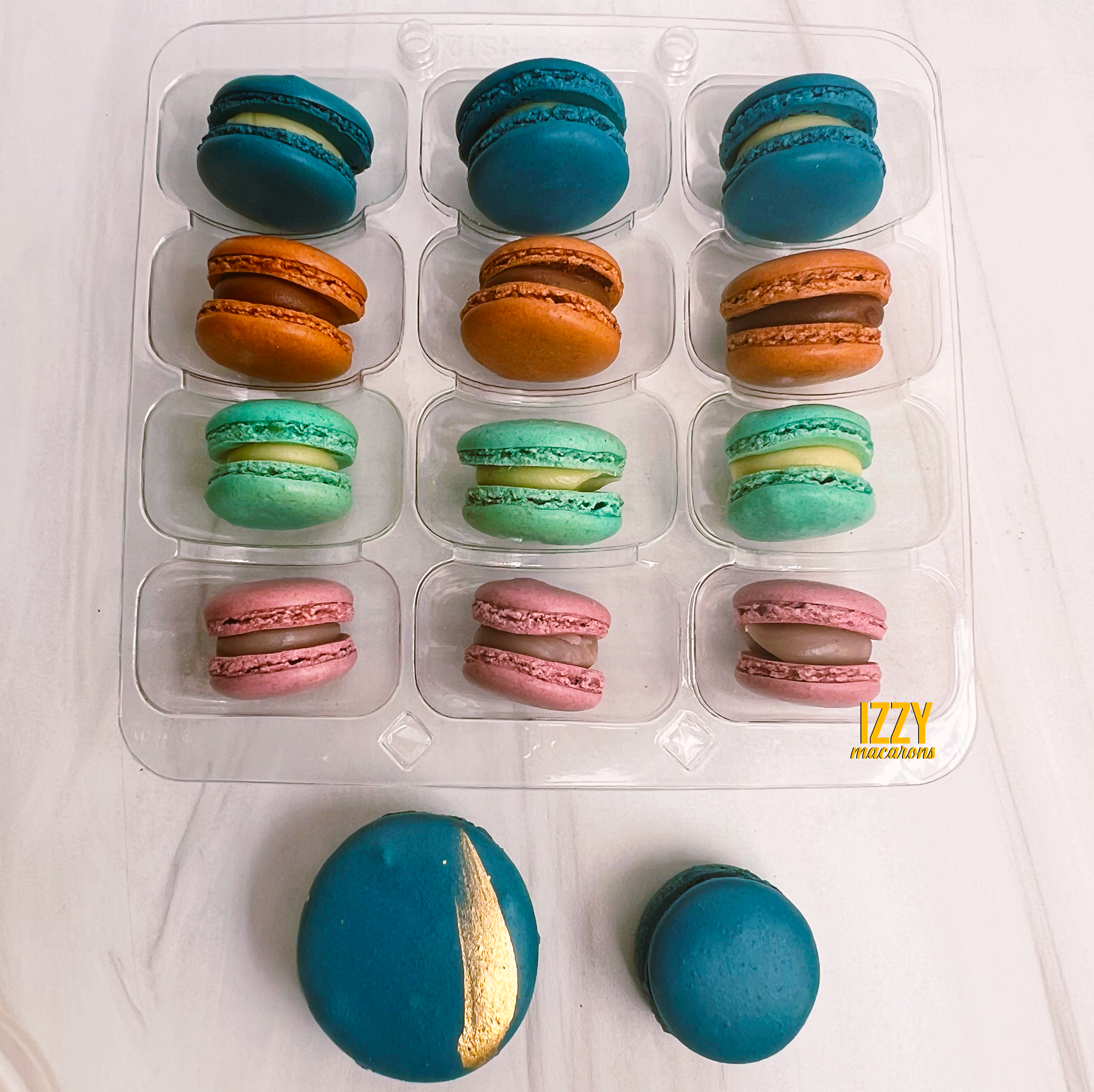 Mini Macarons - Choose Color - 1 inch size