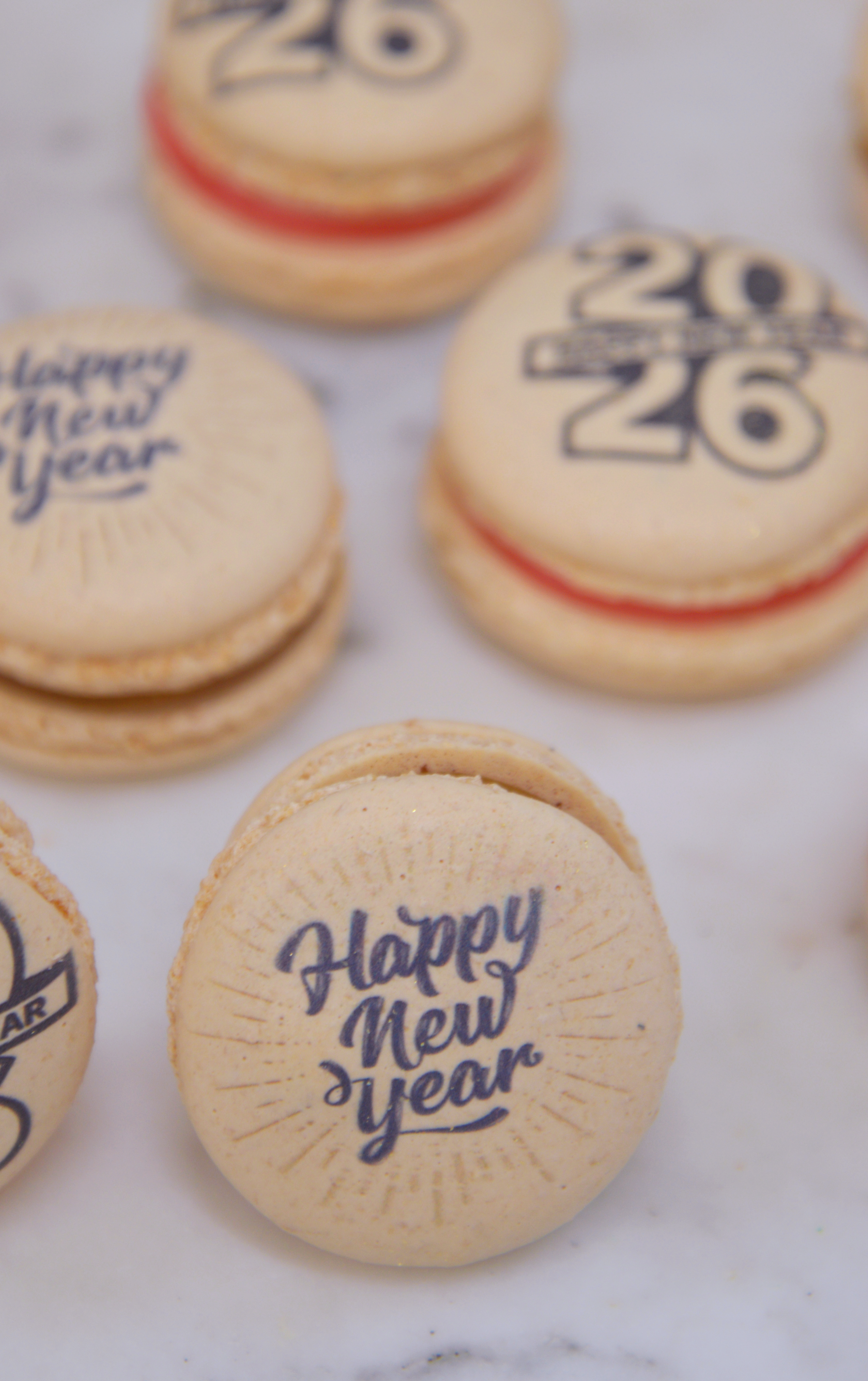 New Year Macarons