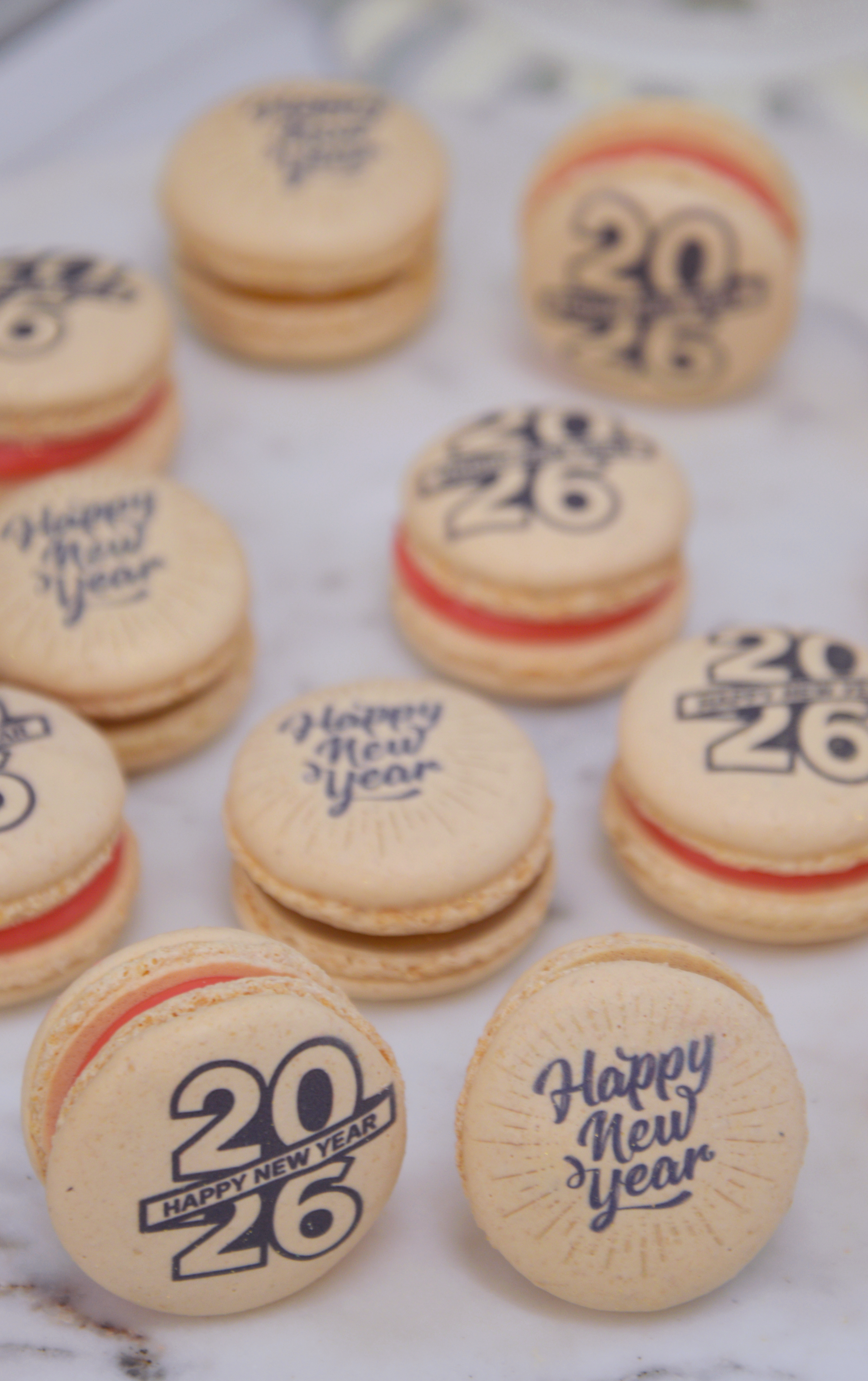 New Year Macarons