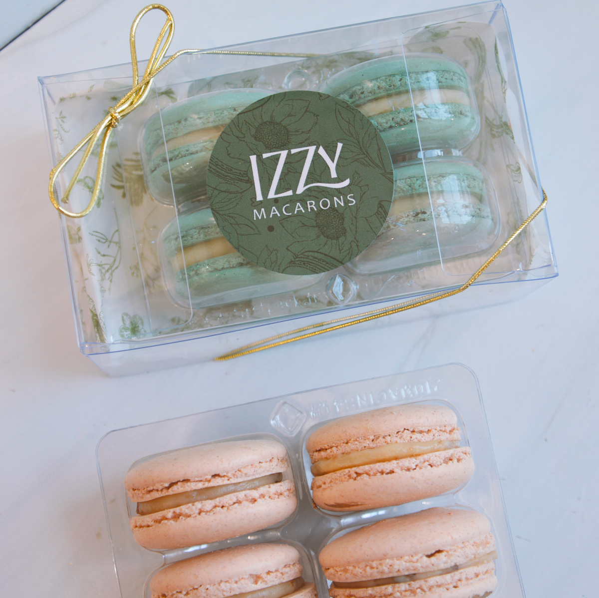 4 Macarons - Clear Party Favor