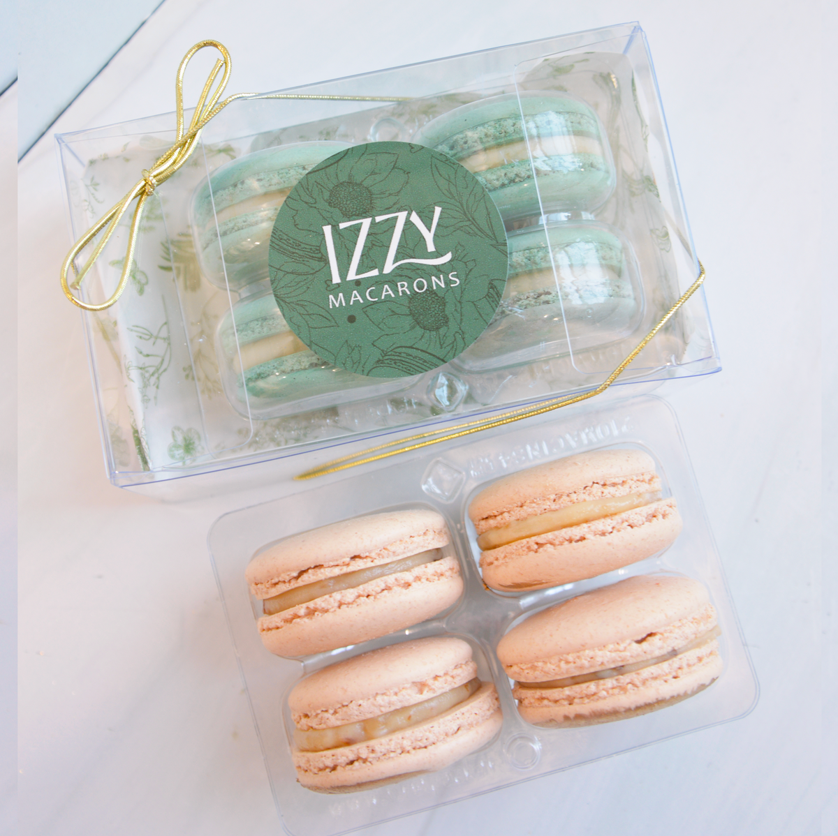 4 Macarons - Clear Party Favor
