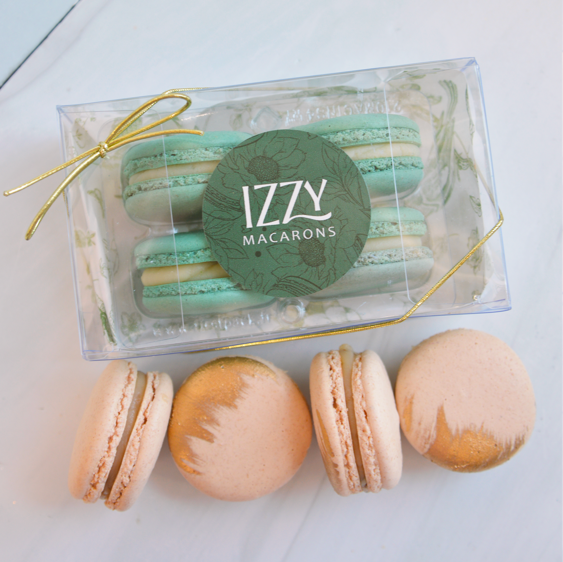 4 Macarons - Clear Party Favor
