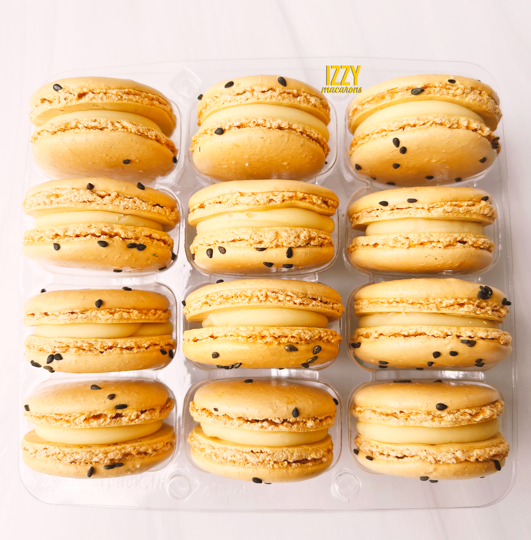 makaron♡ Passion Fruit Macarons – Izzy Macarons