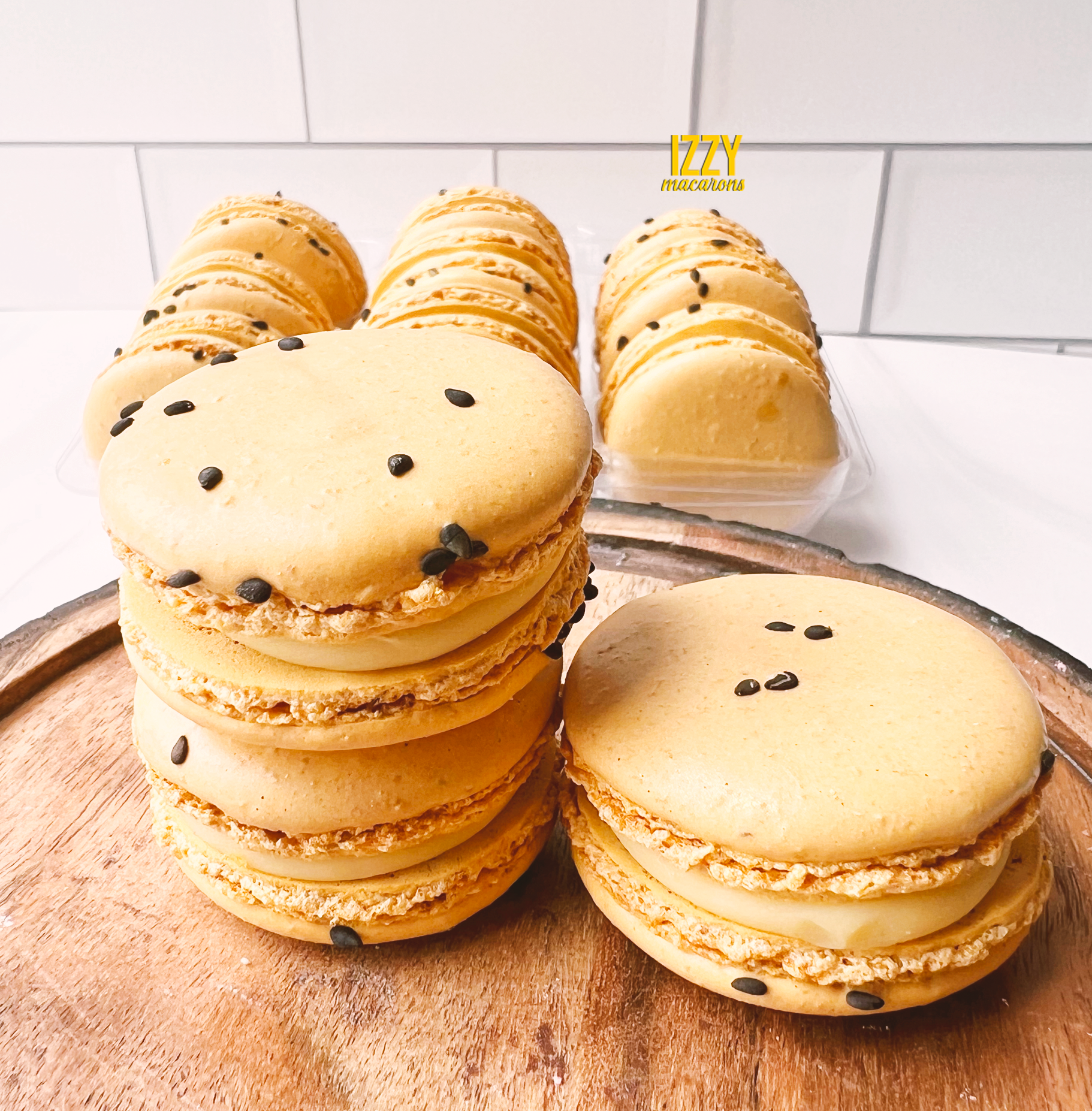 Passion Fruit Macarons