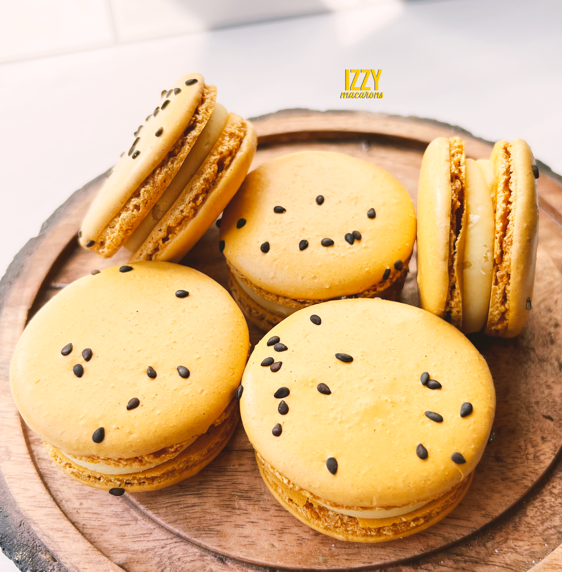 Passion Fruit Macarons