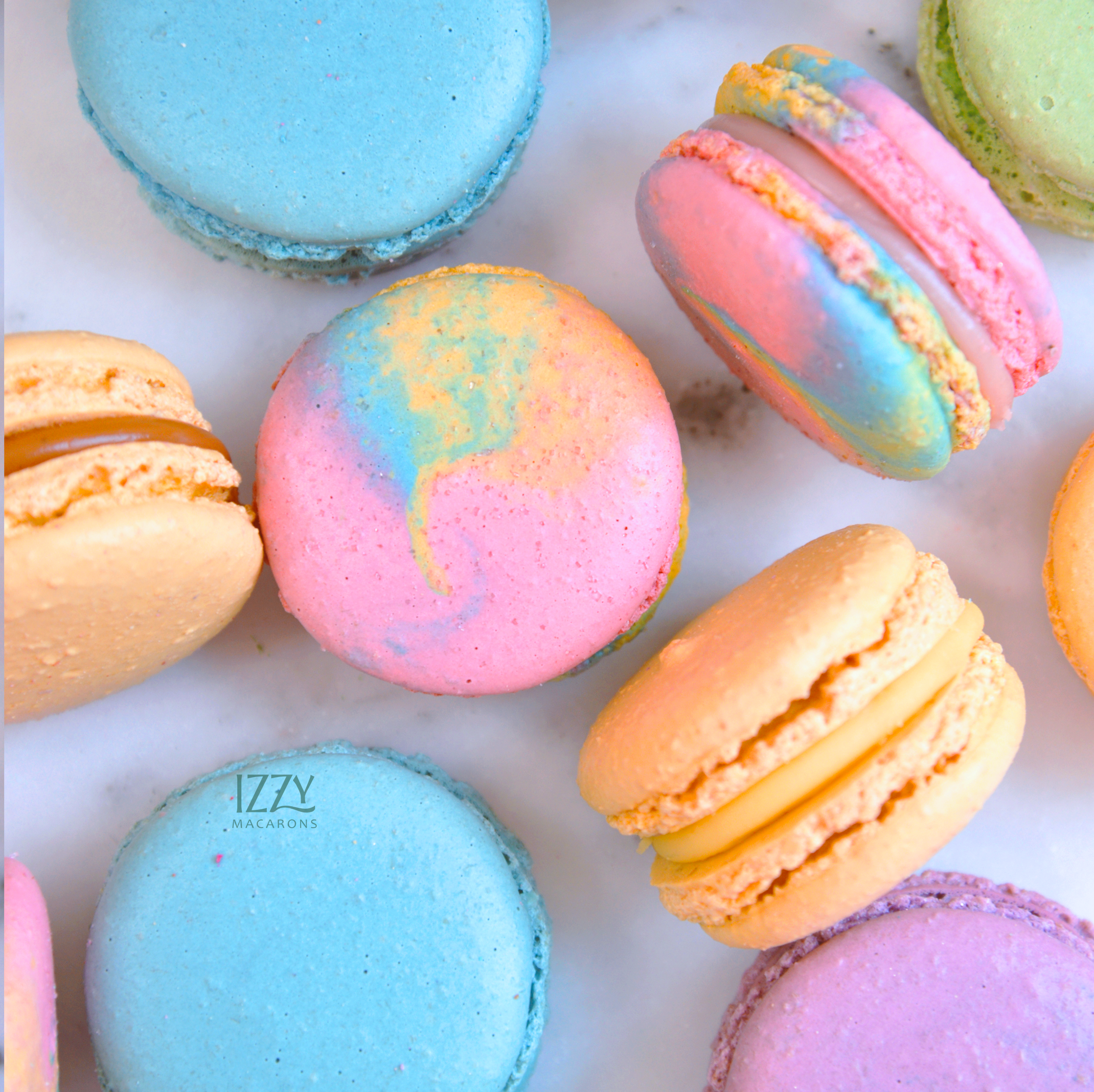 Pastel Variation Macarons