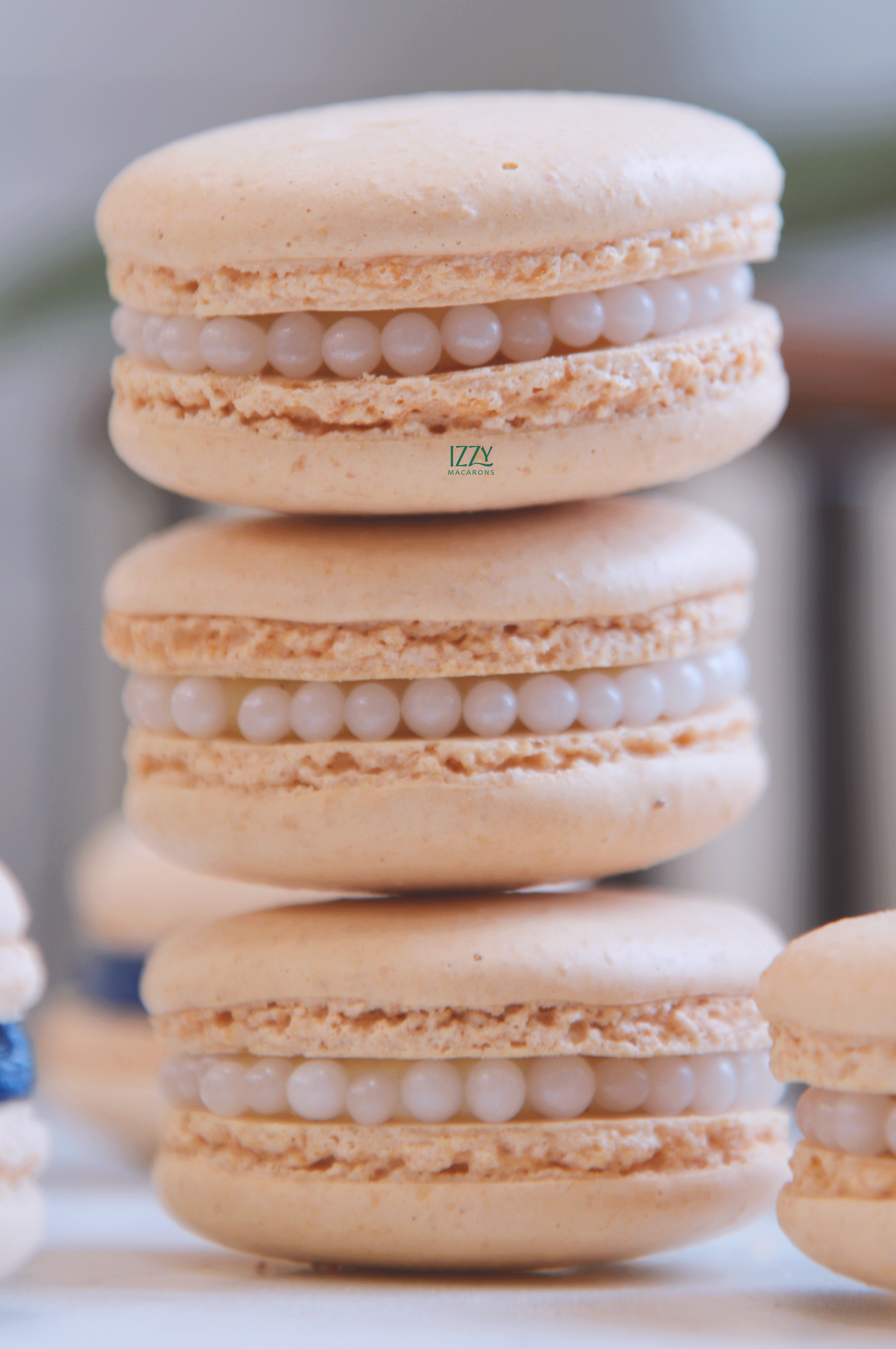 60 Blue Flower Prints 60 Crown Print 48 Pearl Macarons - August 21st