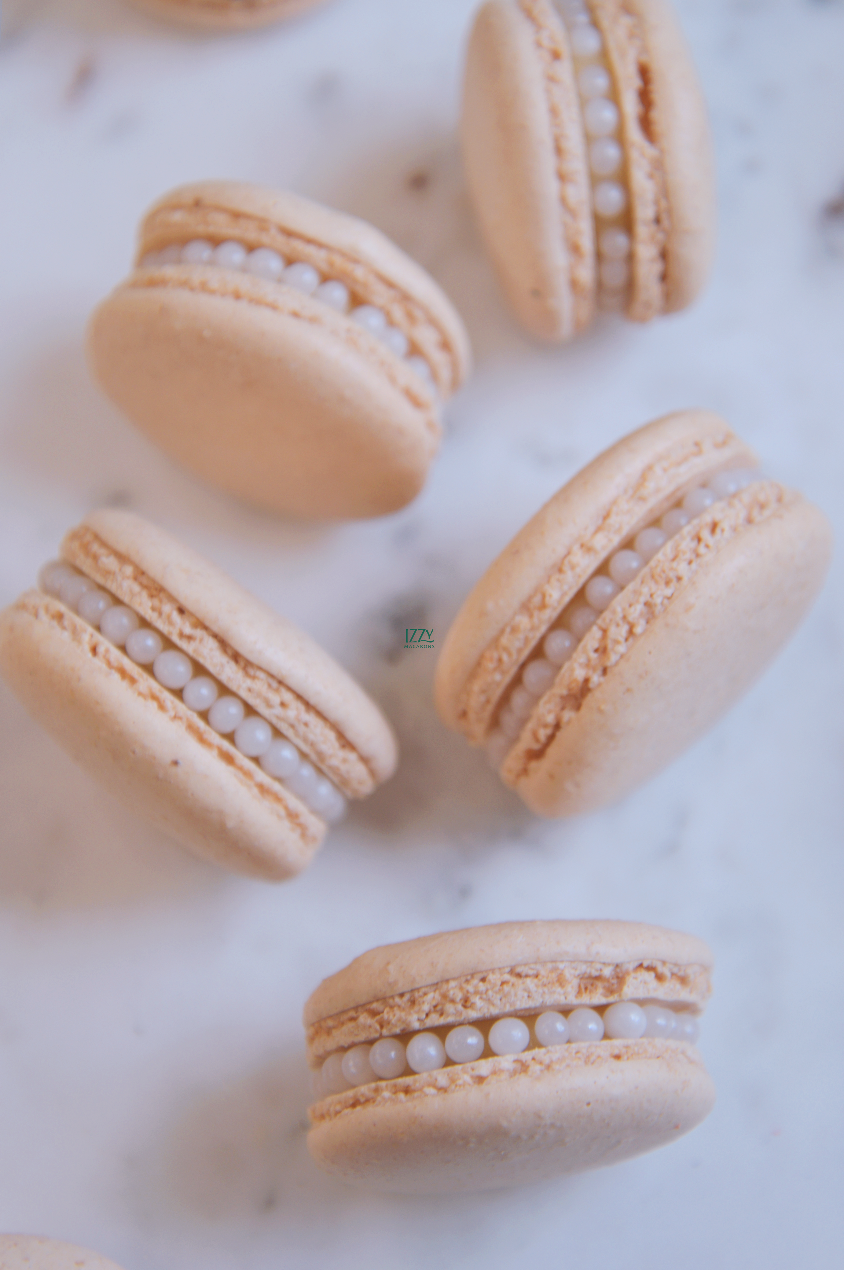 60 Blue Flower Prints 60 Crown Print 48 Pearl Macarons - August 21st