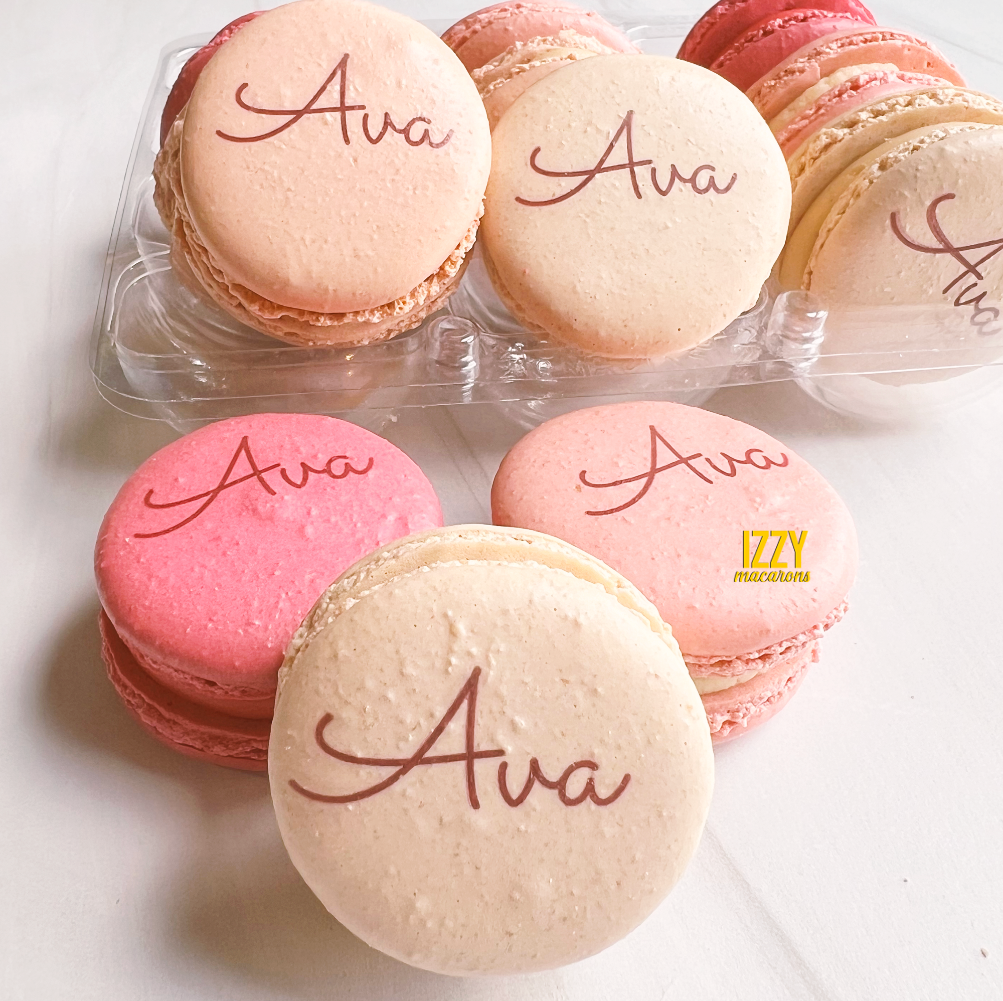 Prints/ Name/ Monogram/ Logo Macarons - Edible Print