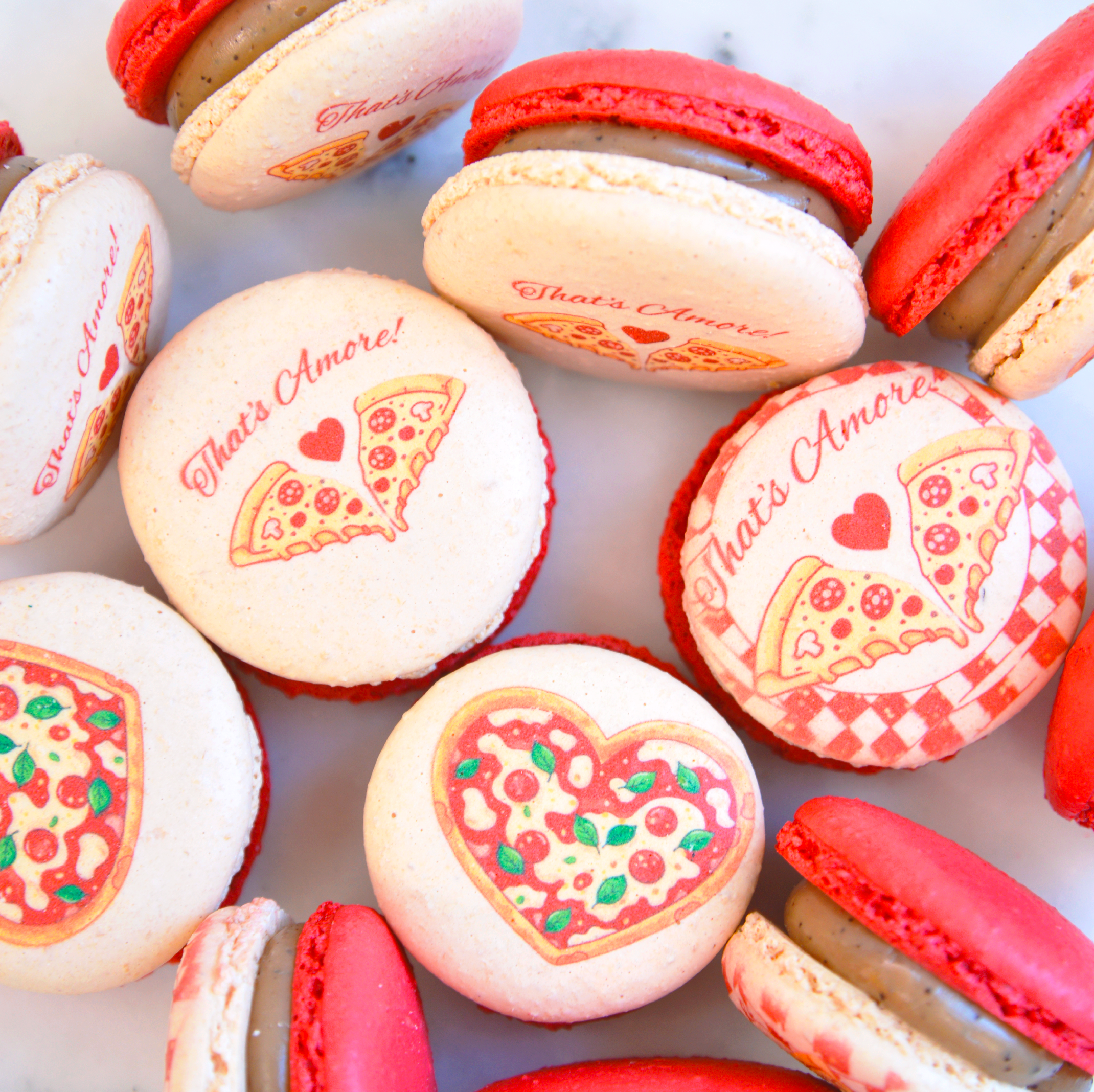 That's Amore Pizza Macarons