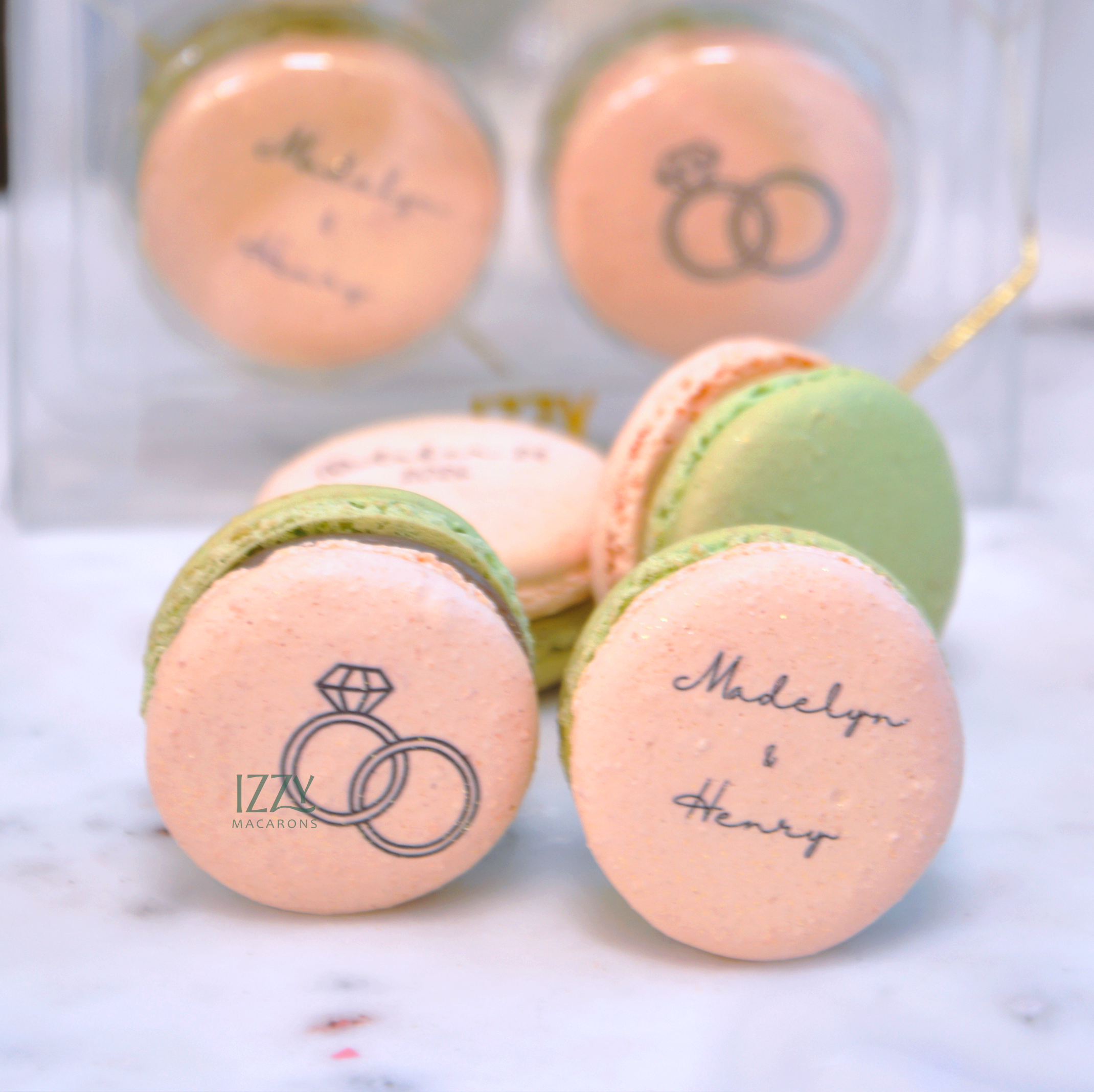 Engagement Macarons - Wedding Gifts