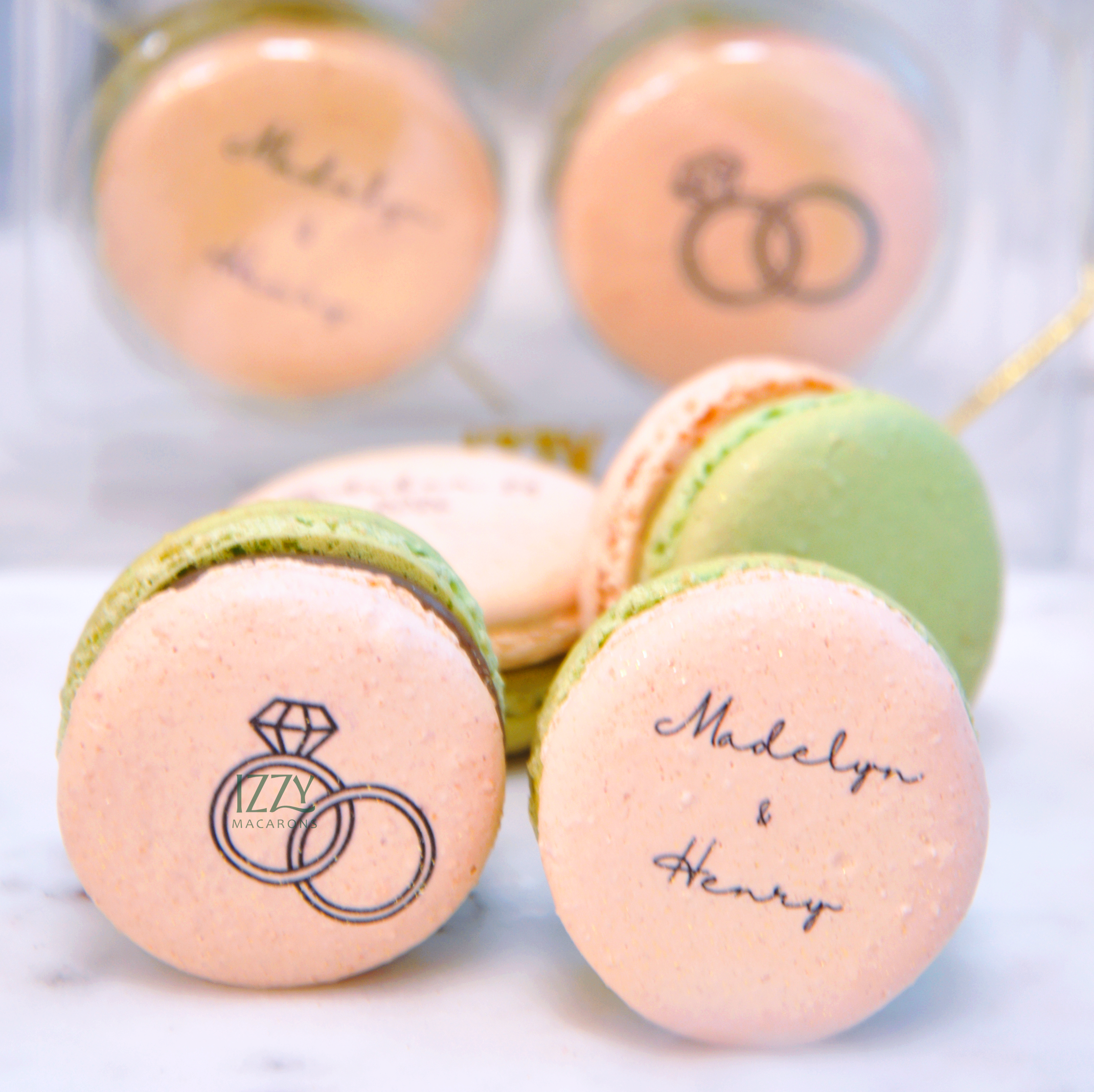 Engagement Macarons - Wedding Gifts