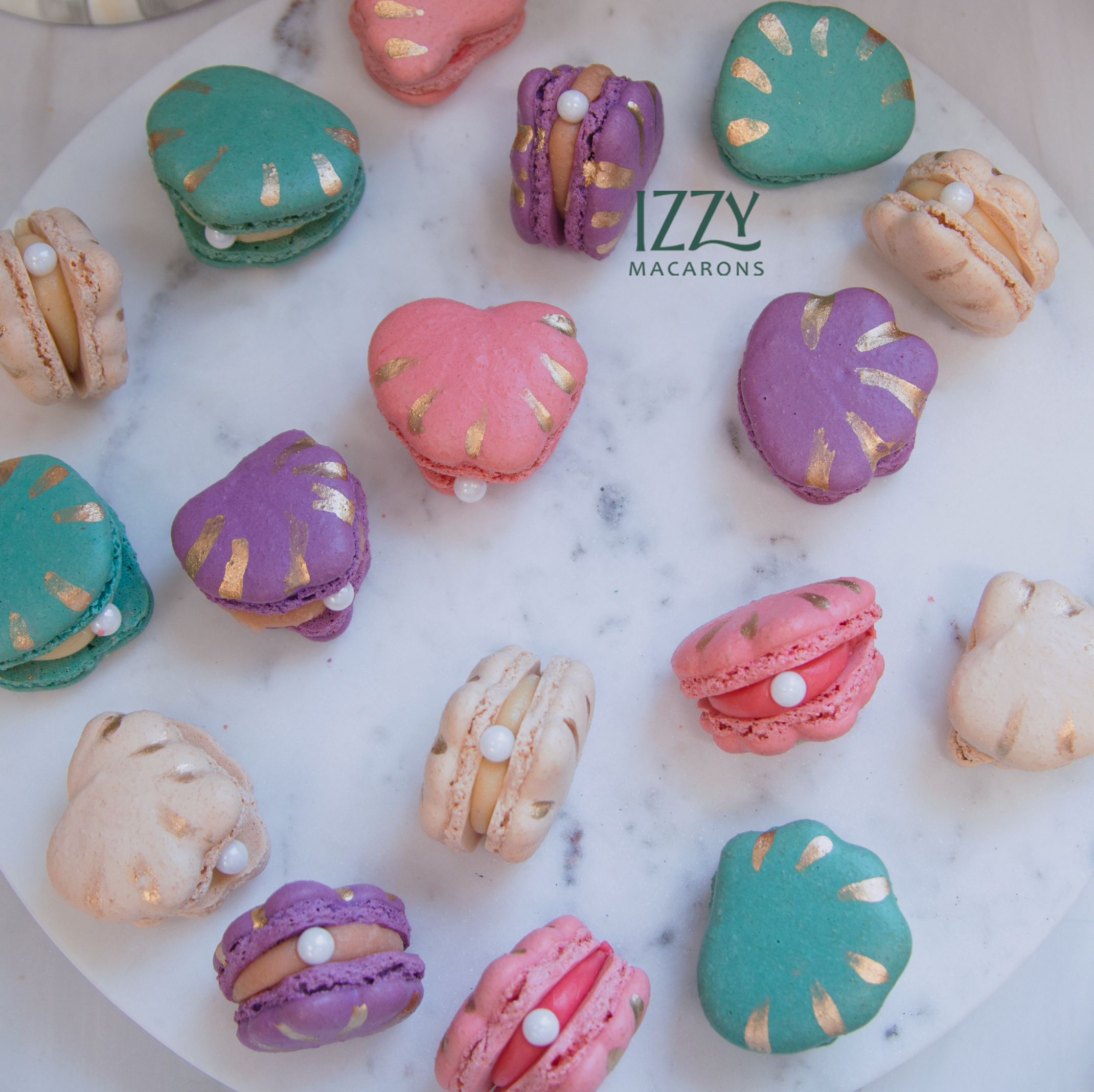 Seashell Macarons