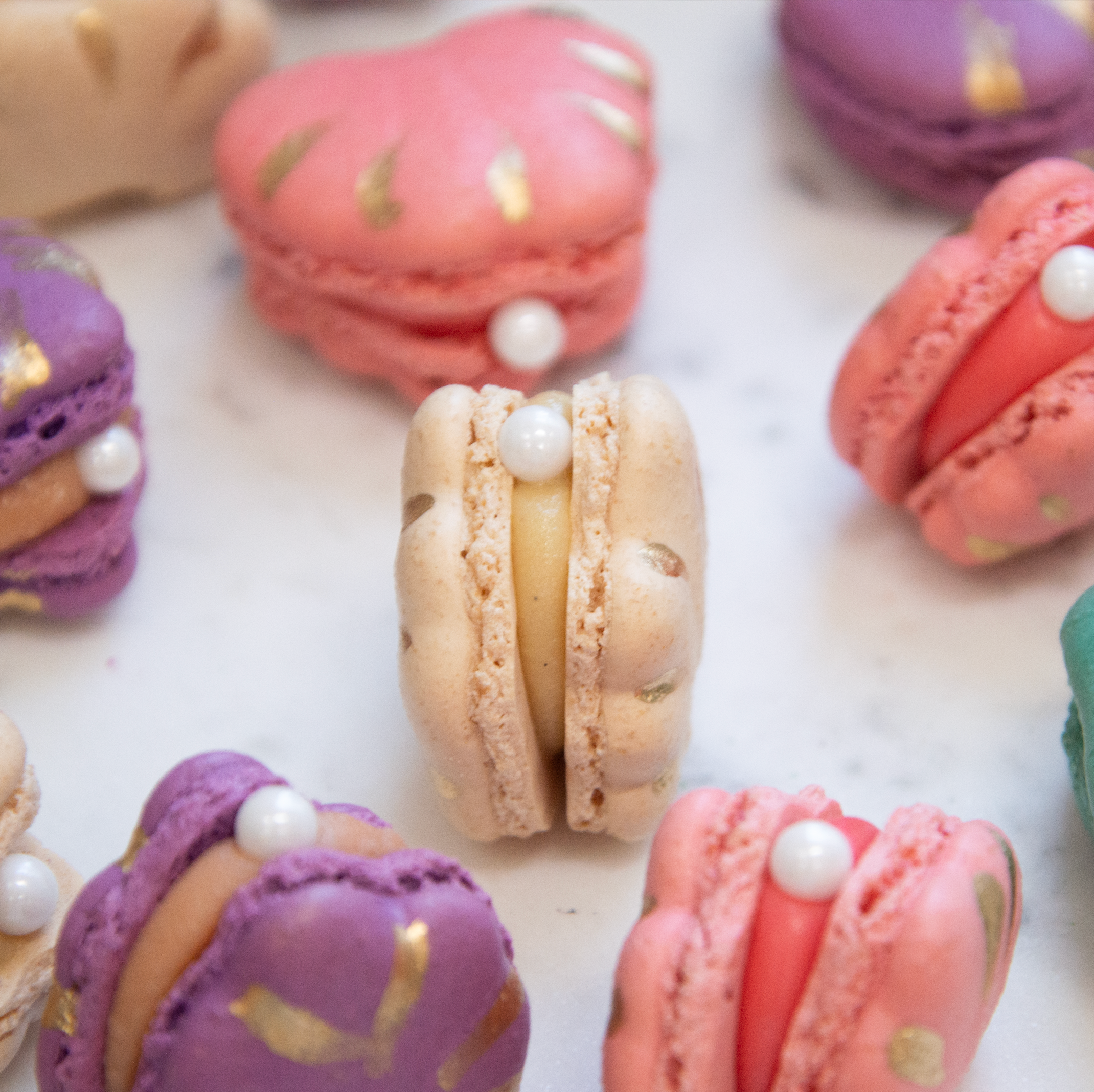 Seashell Macarons
