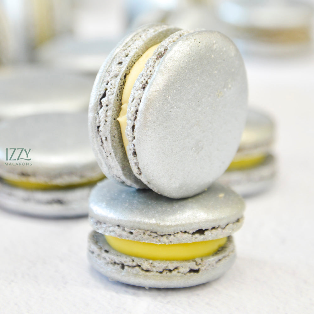 SIlver Macarons