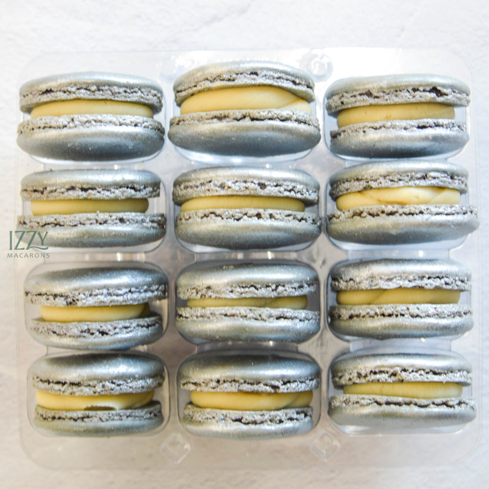 SIlver Macarons