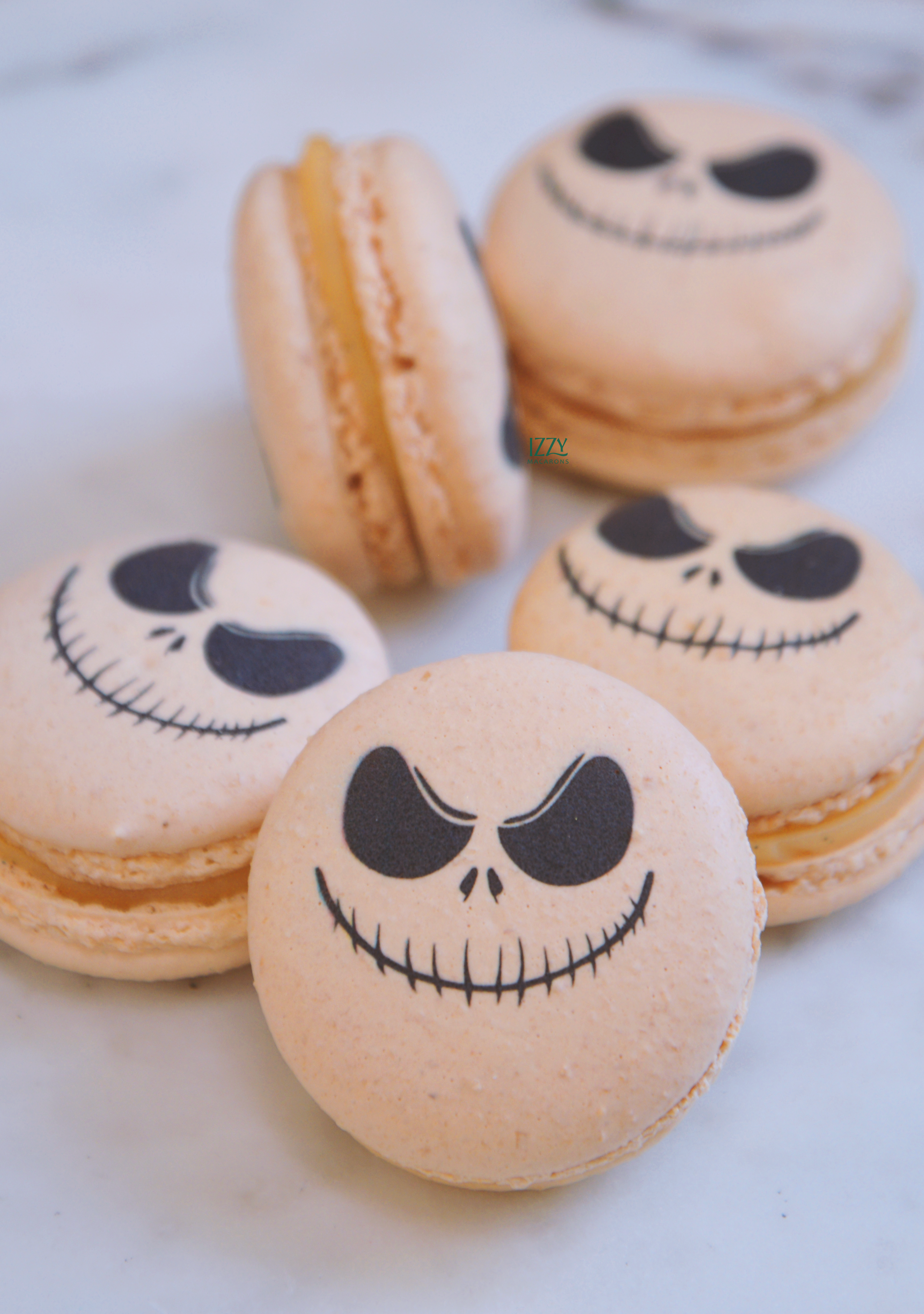 Jack Macarons - Halloween Macarons