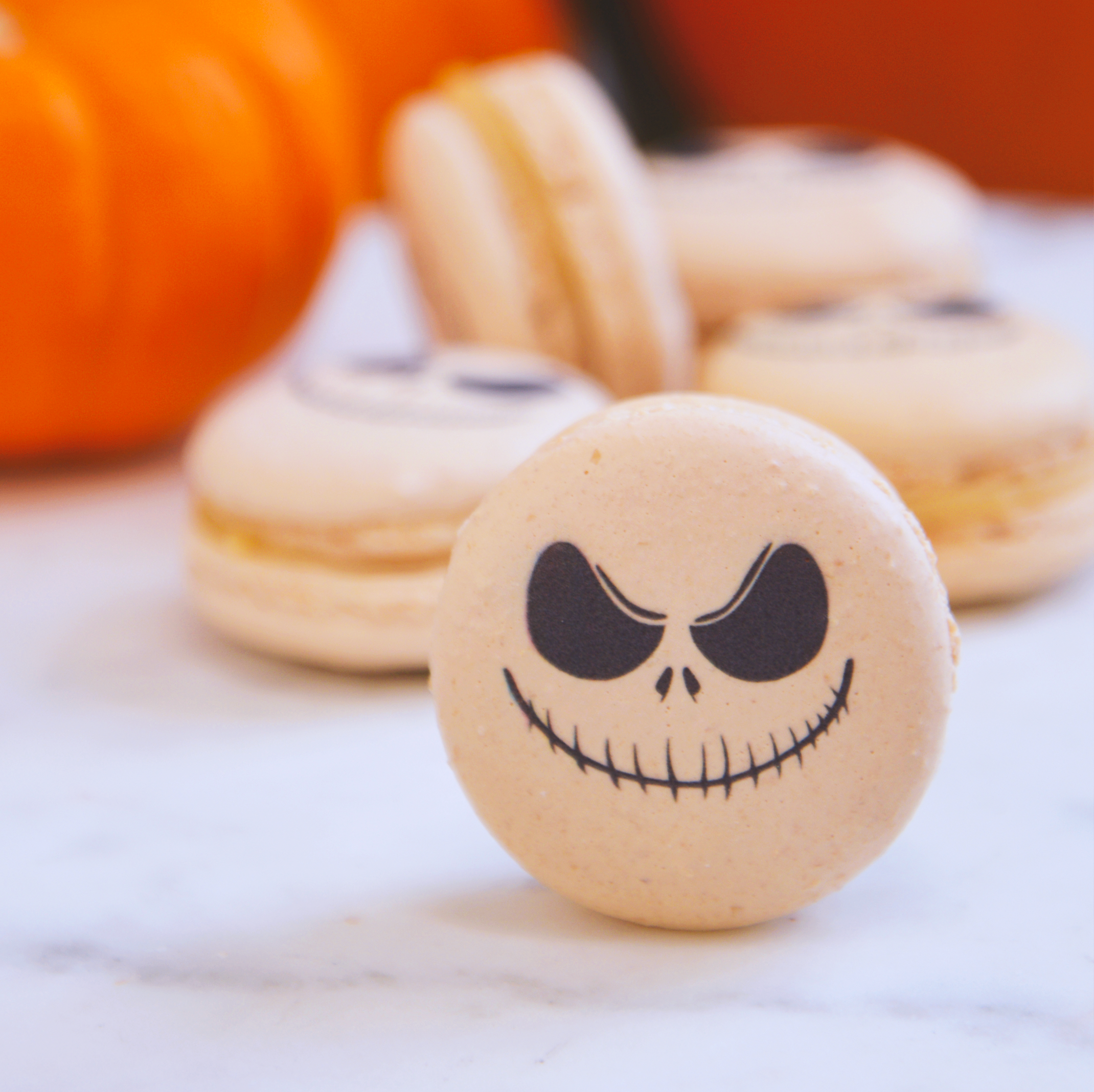 Jack Macarons - Halloween Macarons