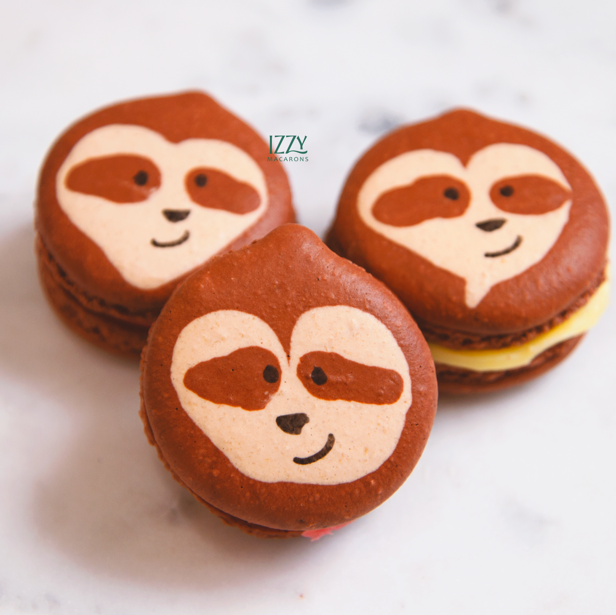 Sloth Macarons