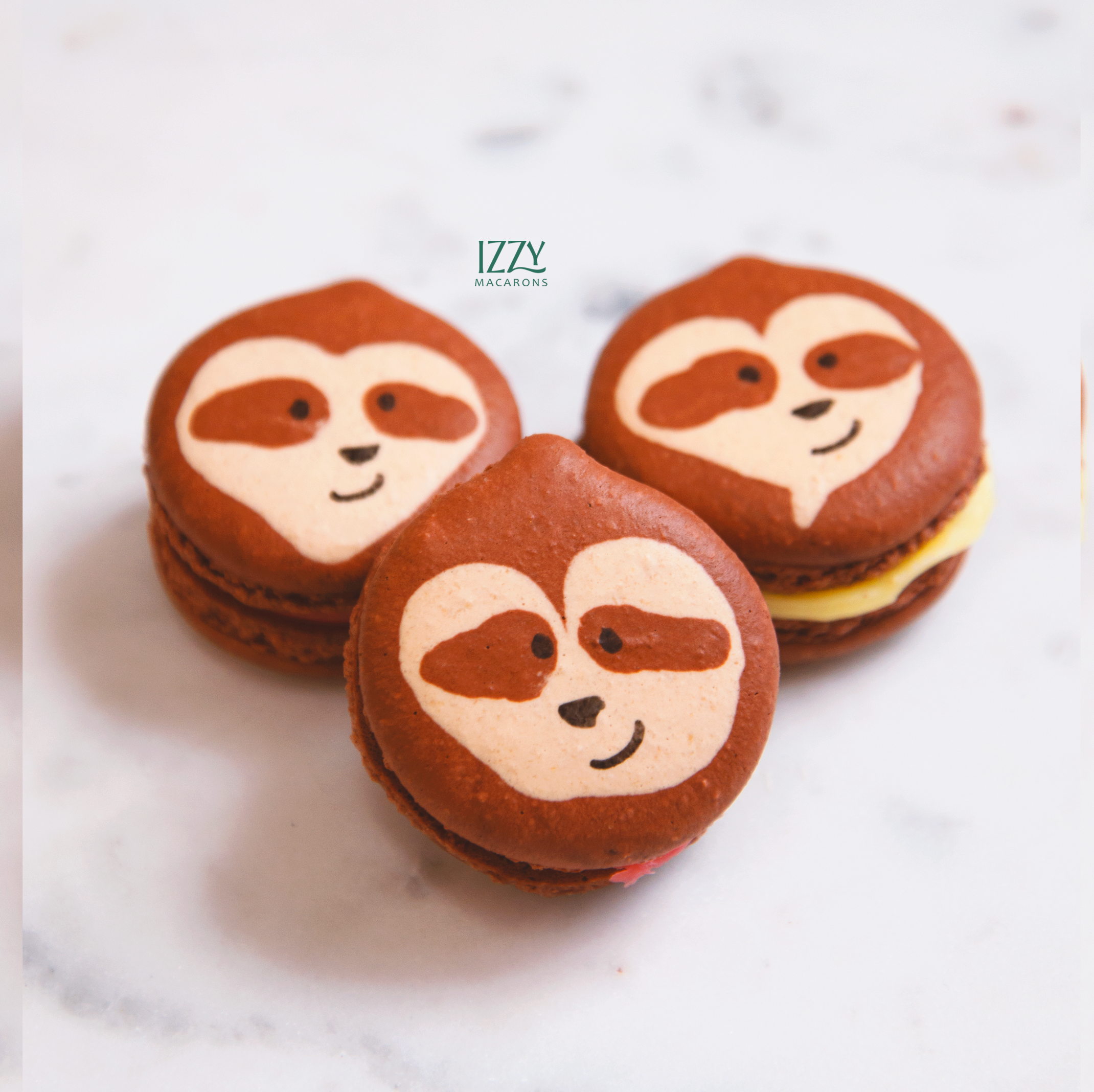Sloth Macarons