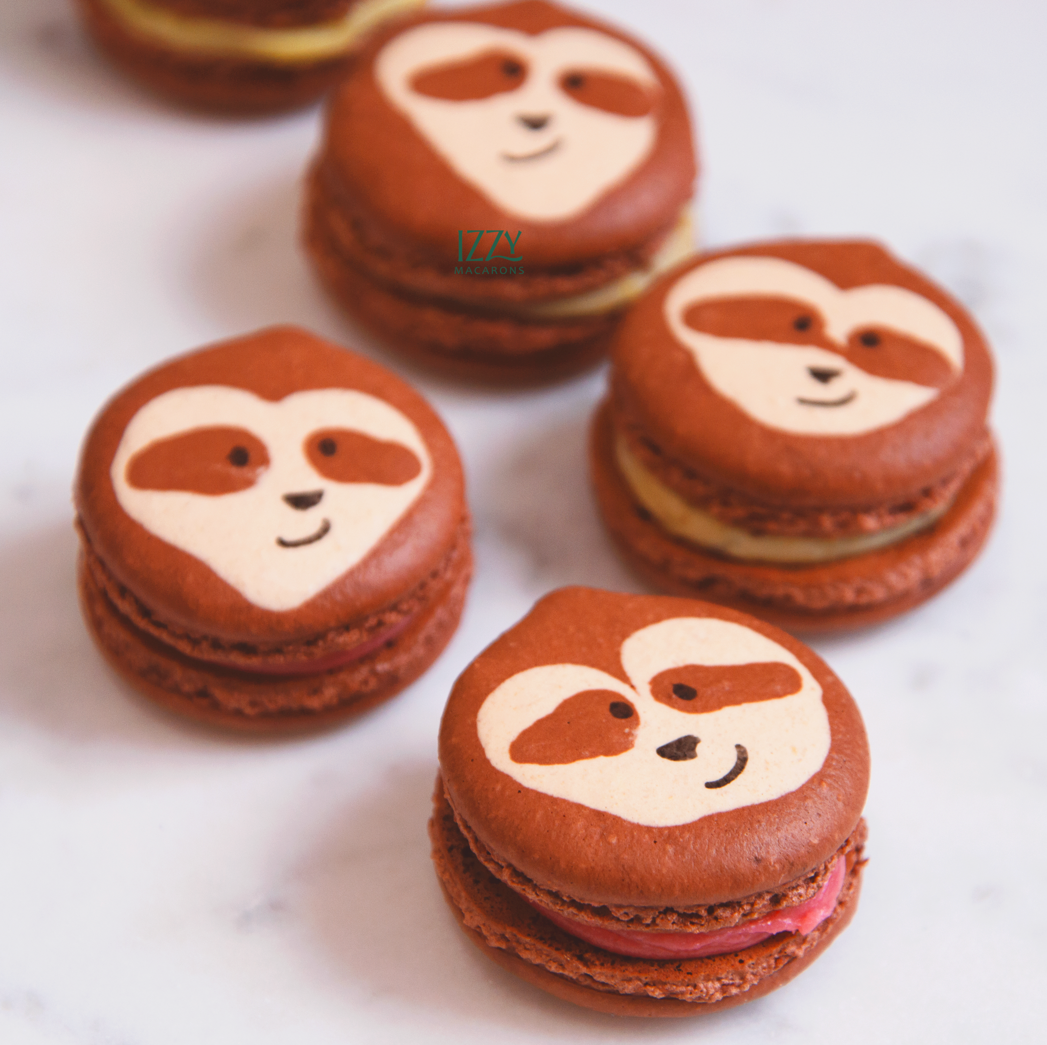 Sloth Macarons