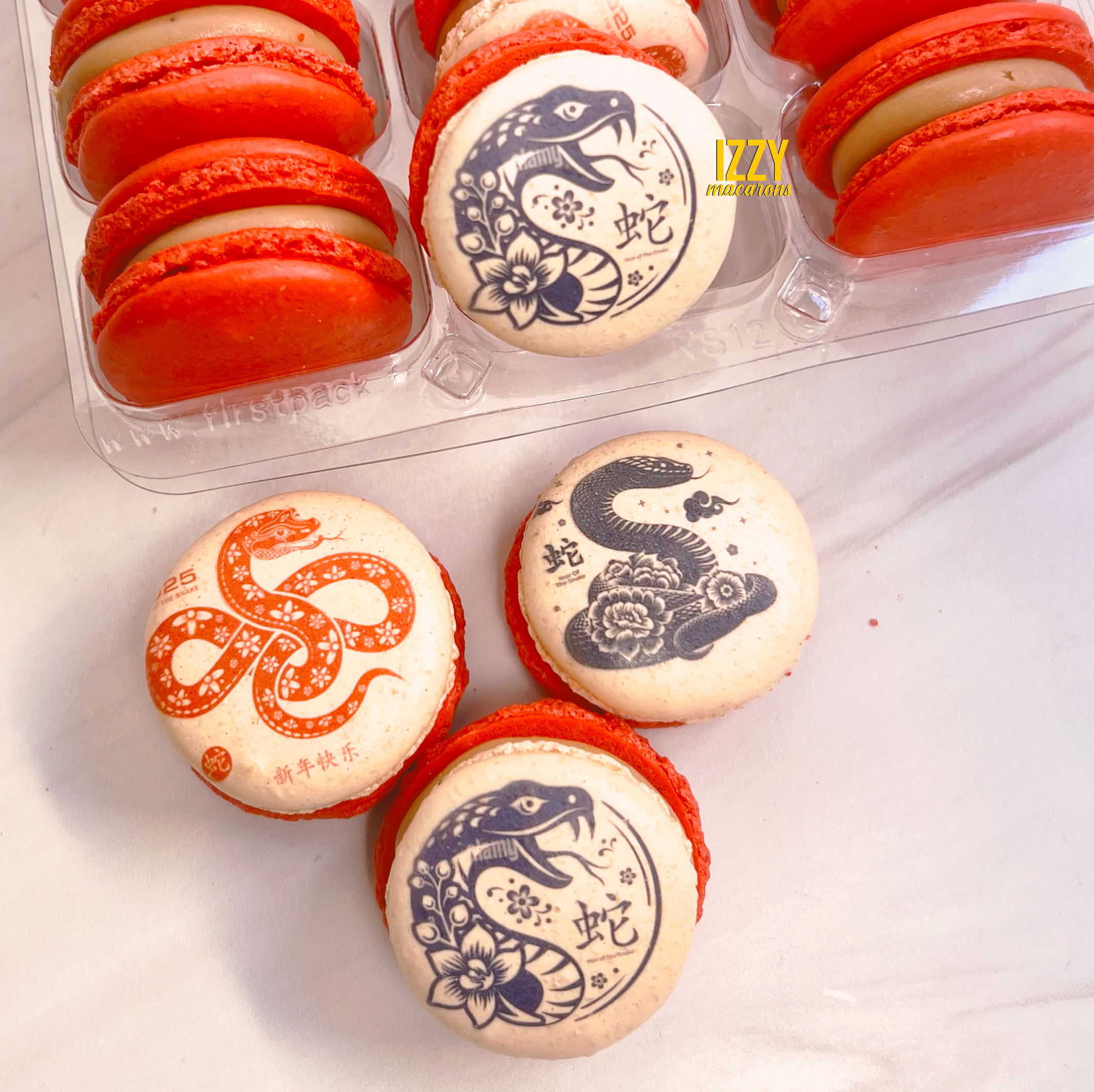 Snake Macarons - Lunar New Year