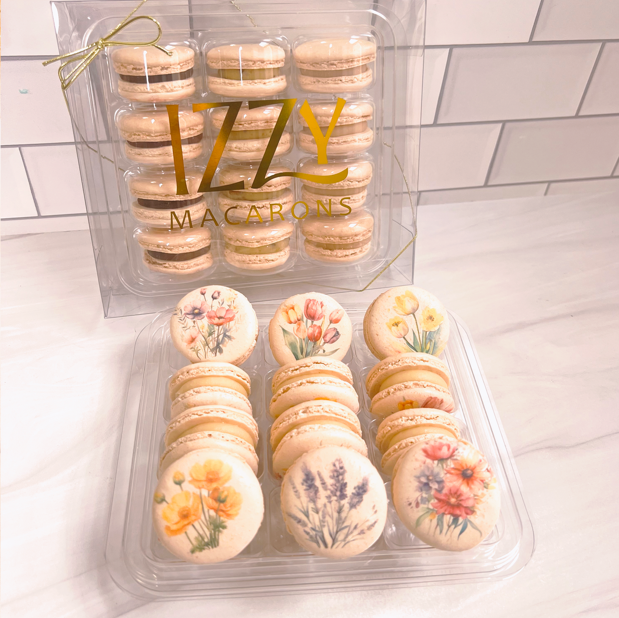 Spring Flowers Macarons