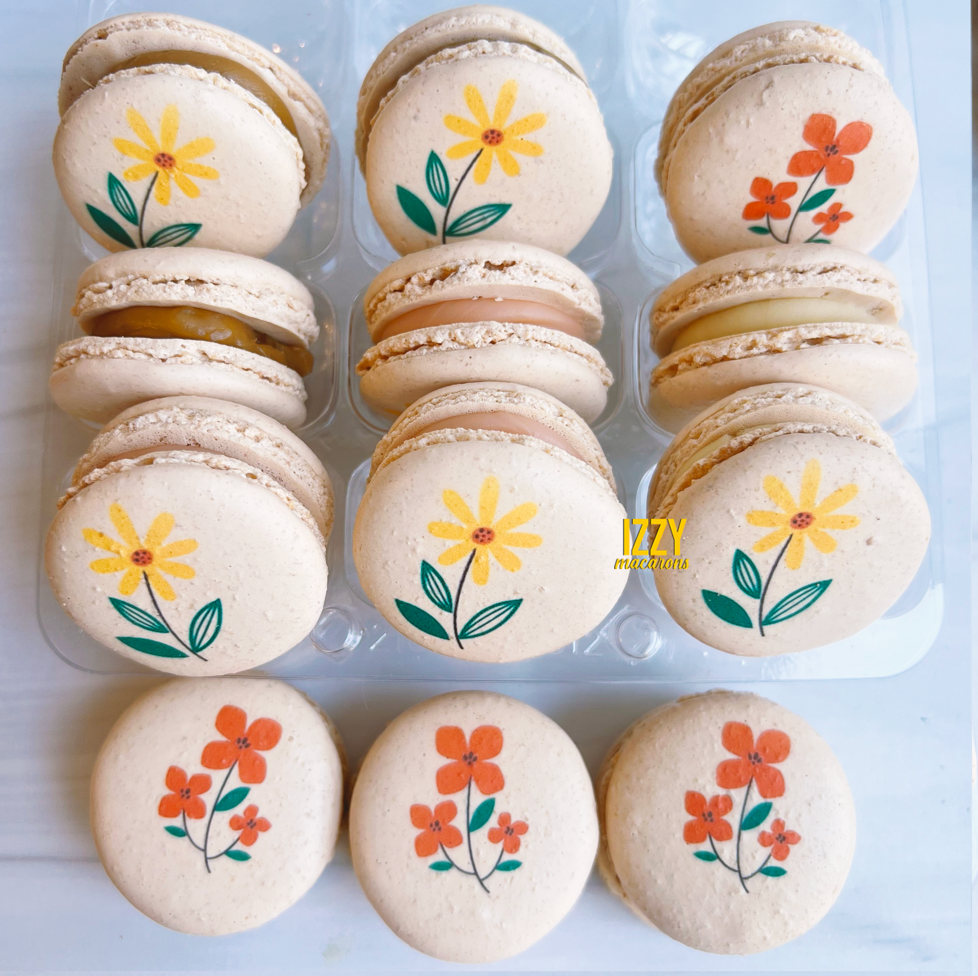 Flowers Macarons