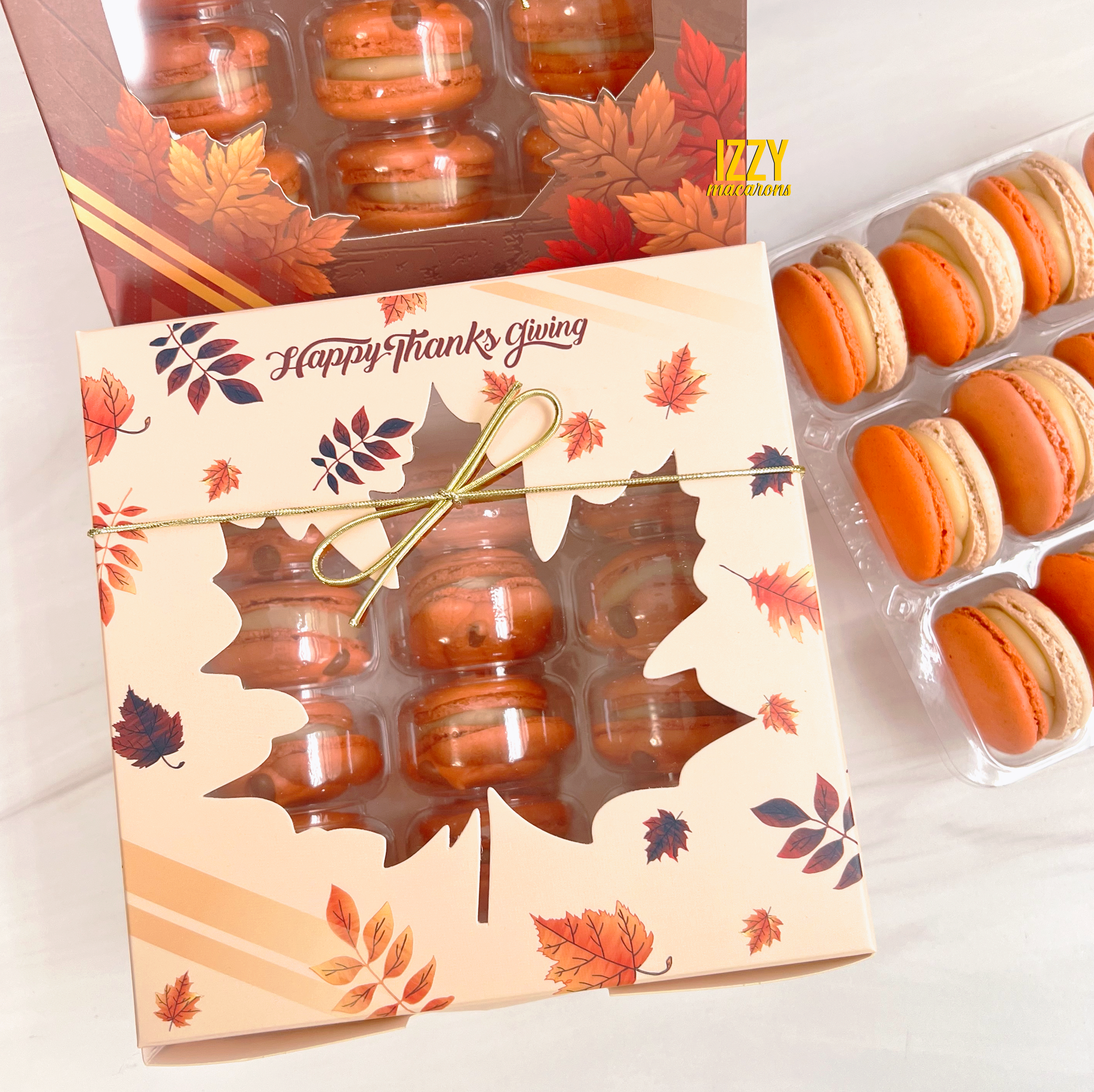 Turkey Thanksgiving Macarons
