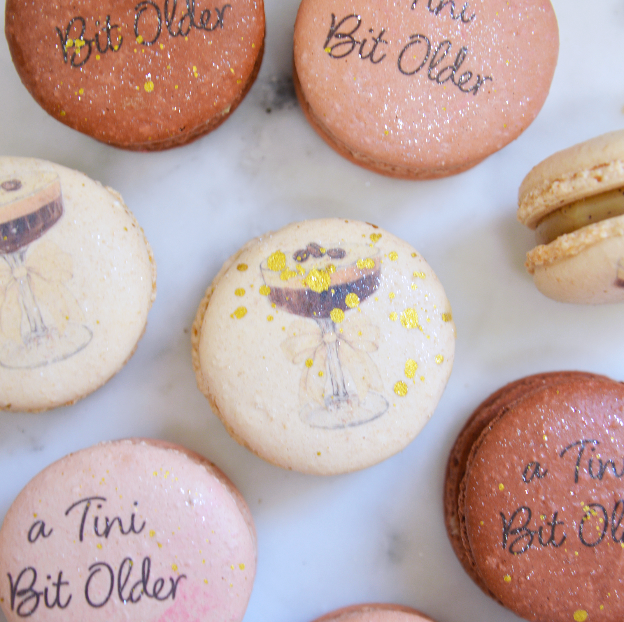 Tini Bit Older- Birthday Macarons