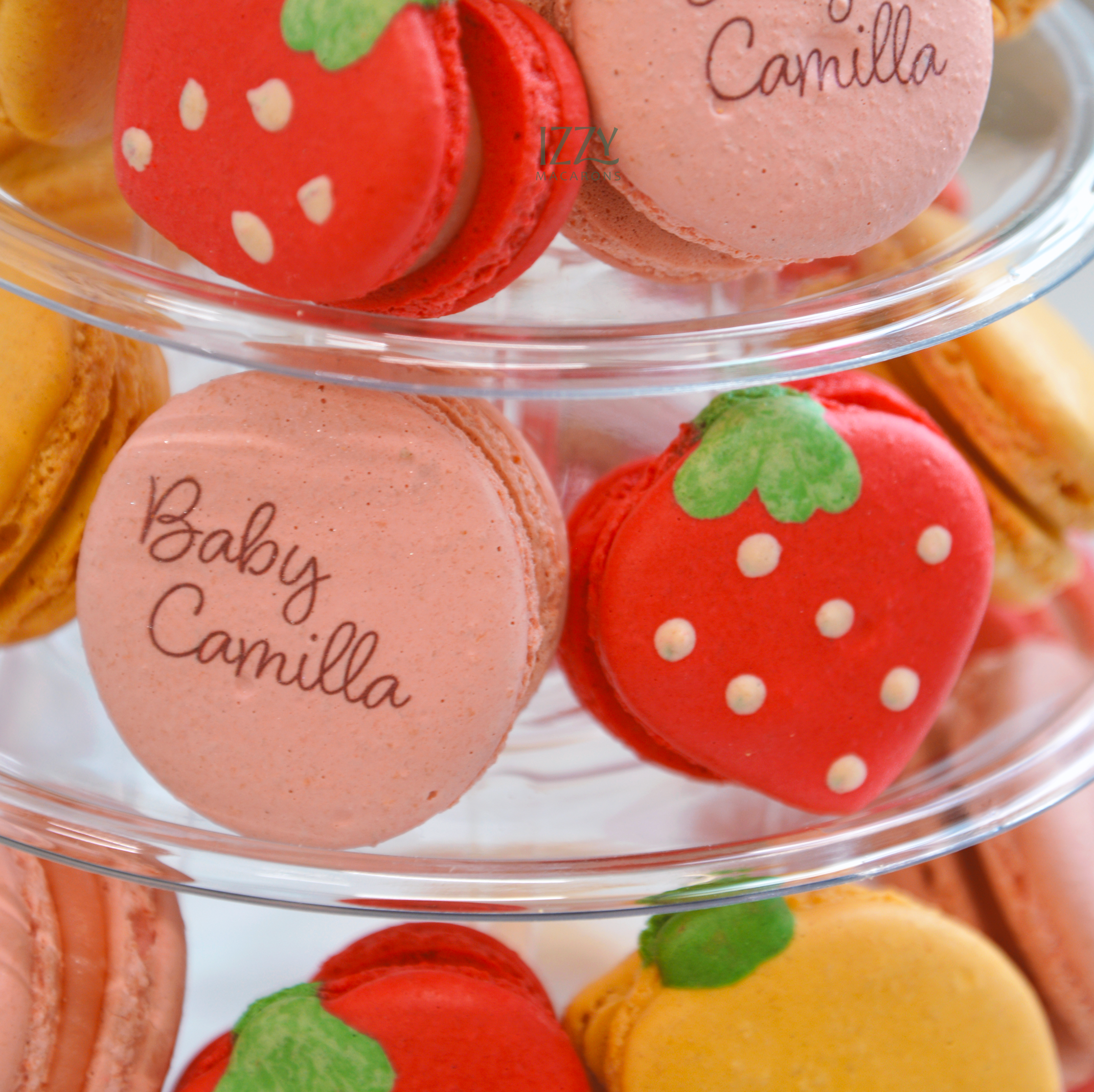 Strawberry Shaped Macarons