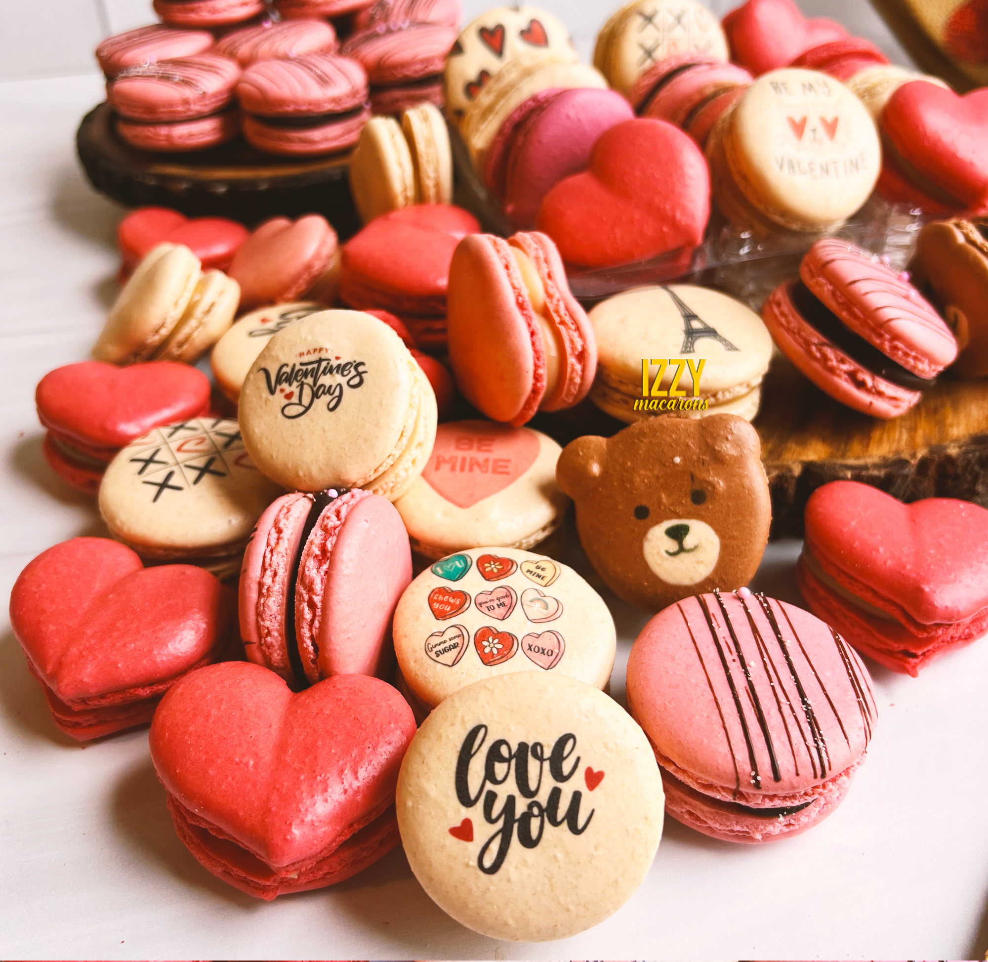 Choose V-day Designs - Valentine's Day Macarons