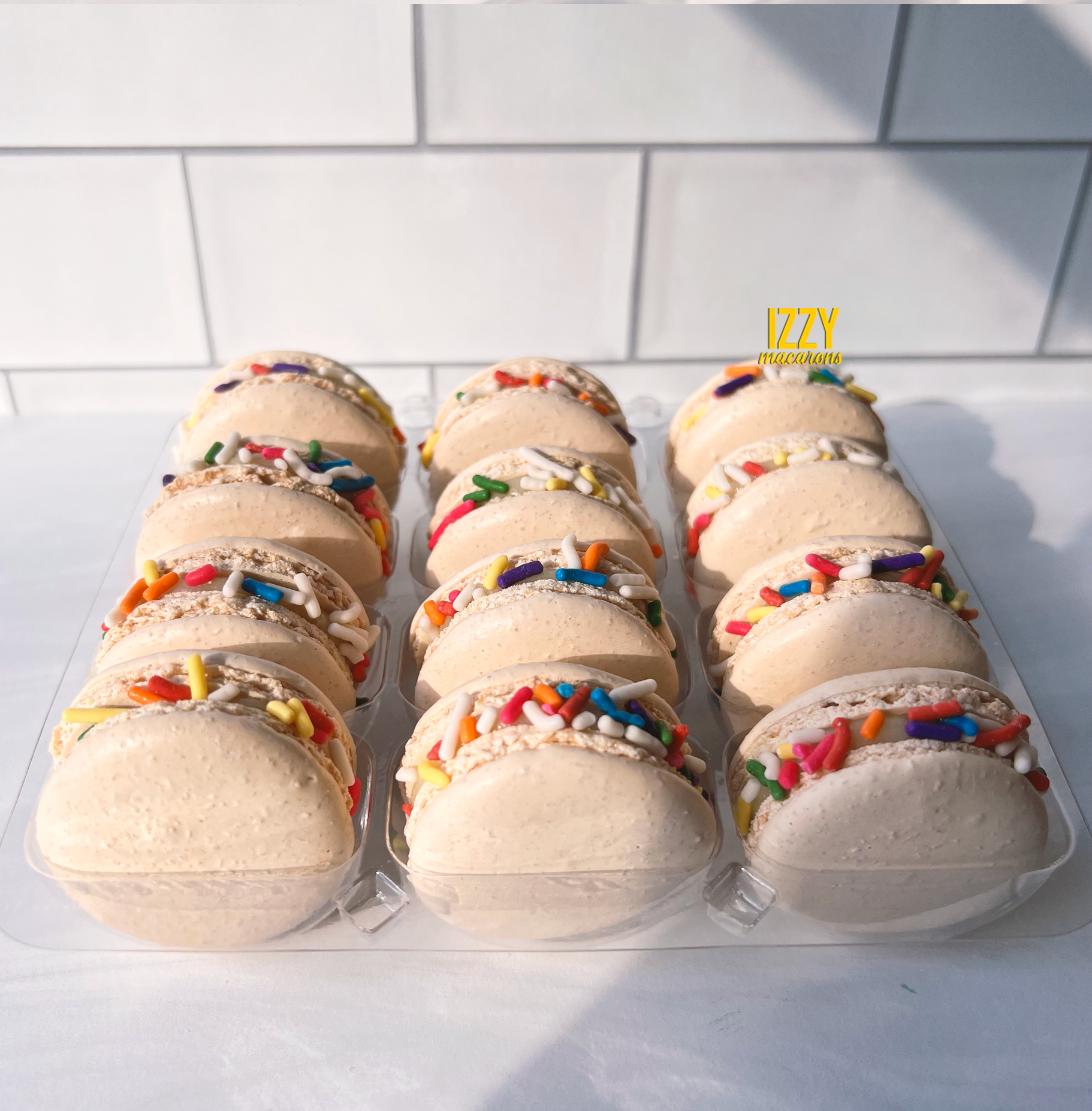 Birthday Cake - Vanilla French Macarons