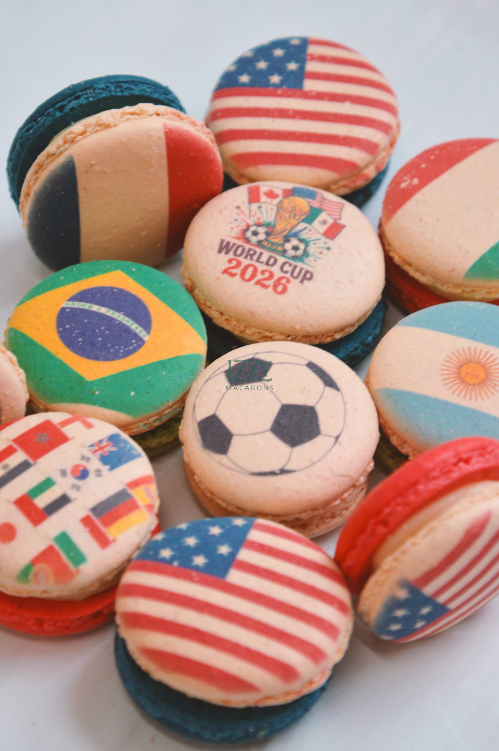World Cup Macarons