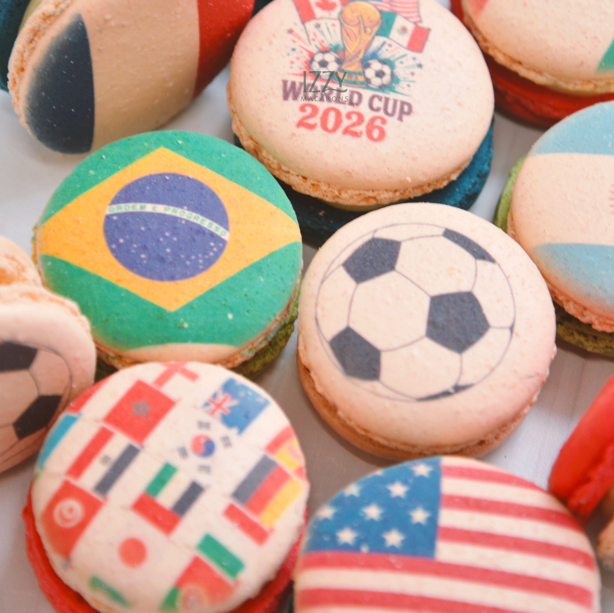 World Cup Macarons