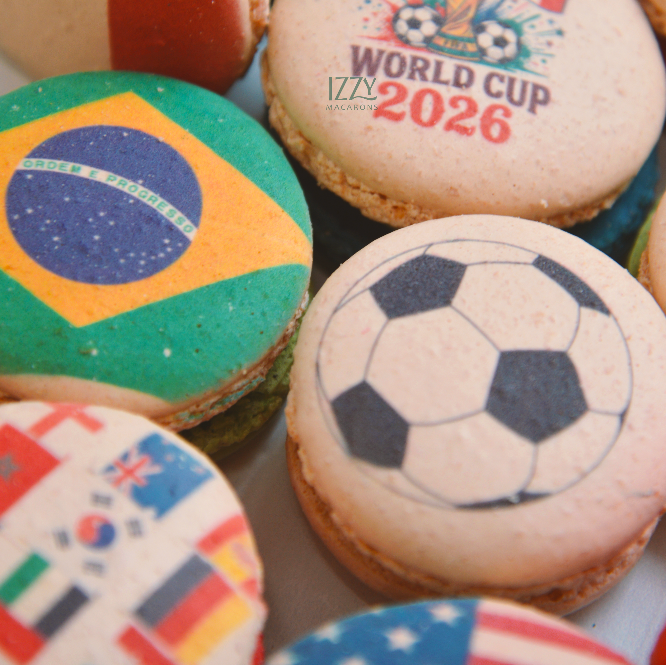 World Cup Macarons