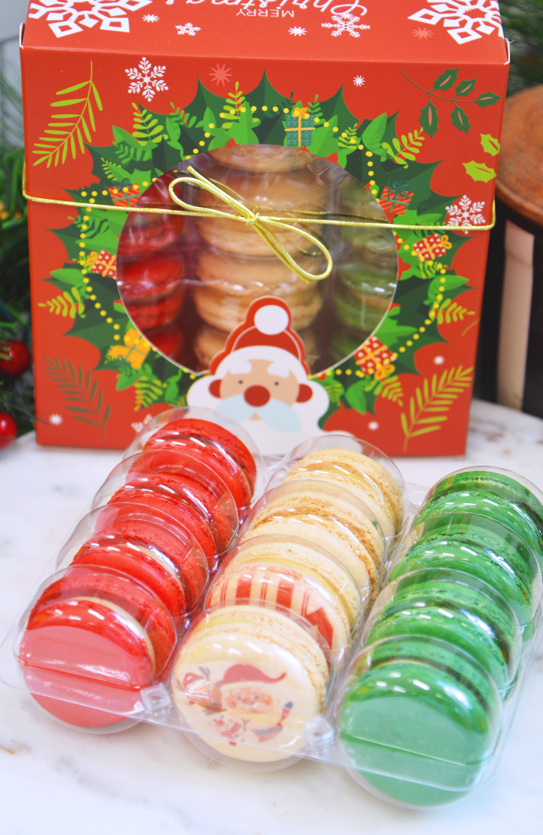 Christmas Box - Red, Pistachio, Vanilla