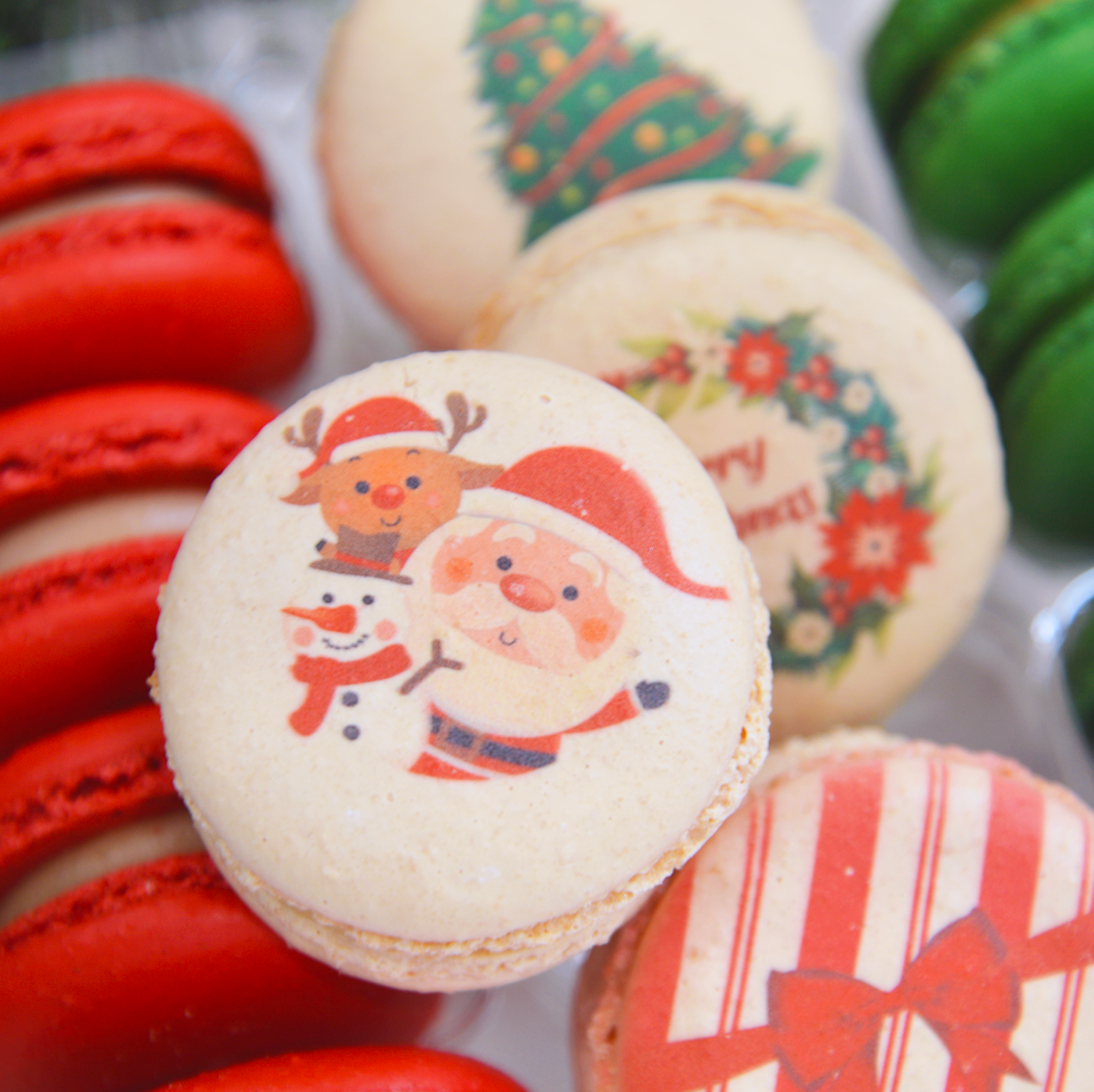 Christmas Box - Red, Pistachio, Vanilla