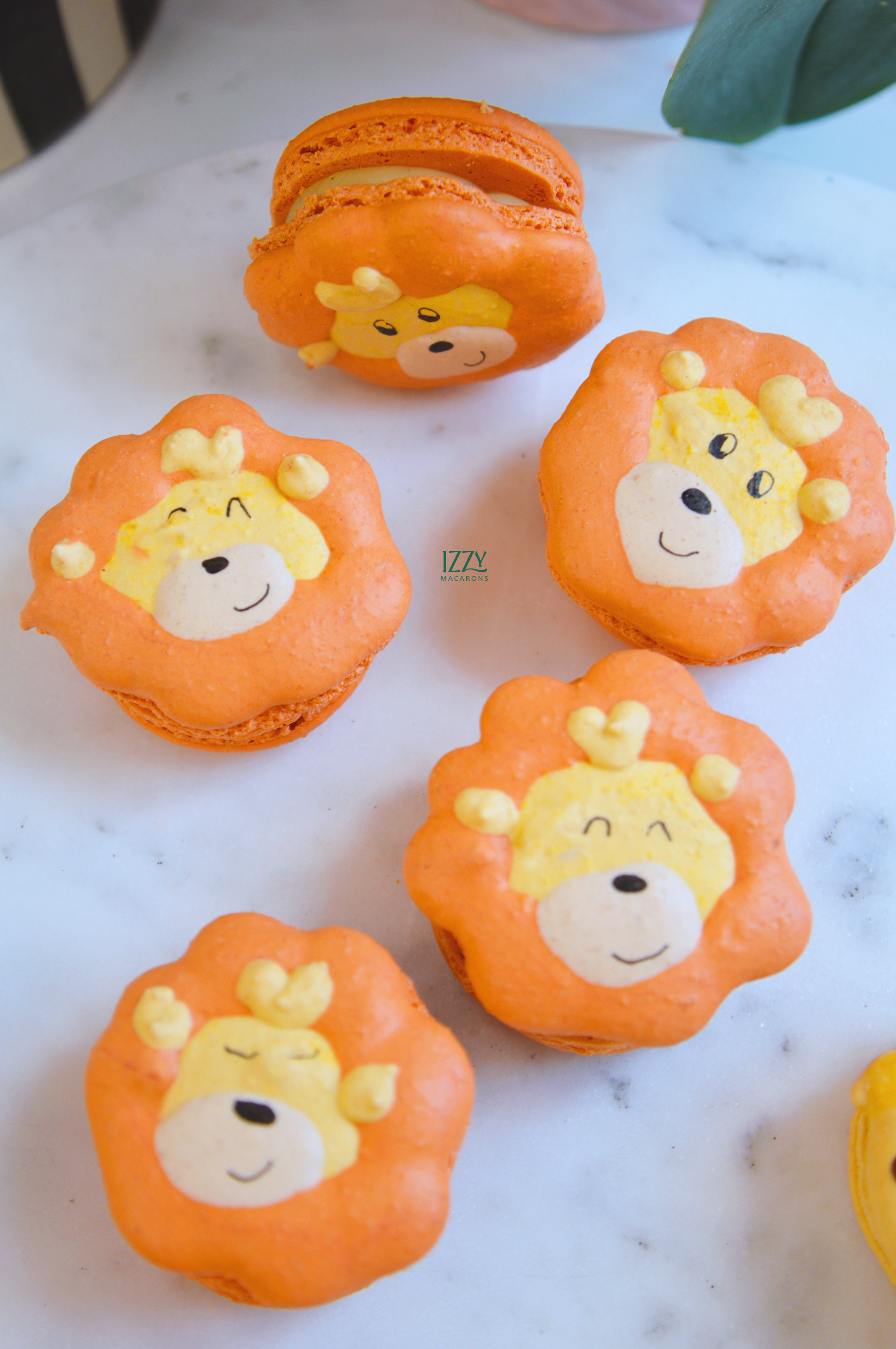 Lion Macarons