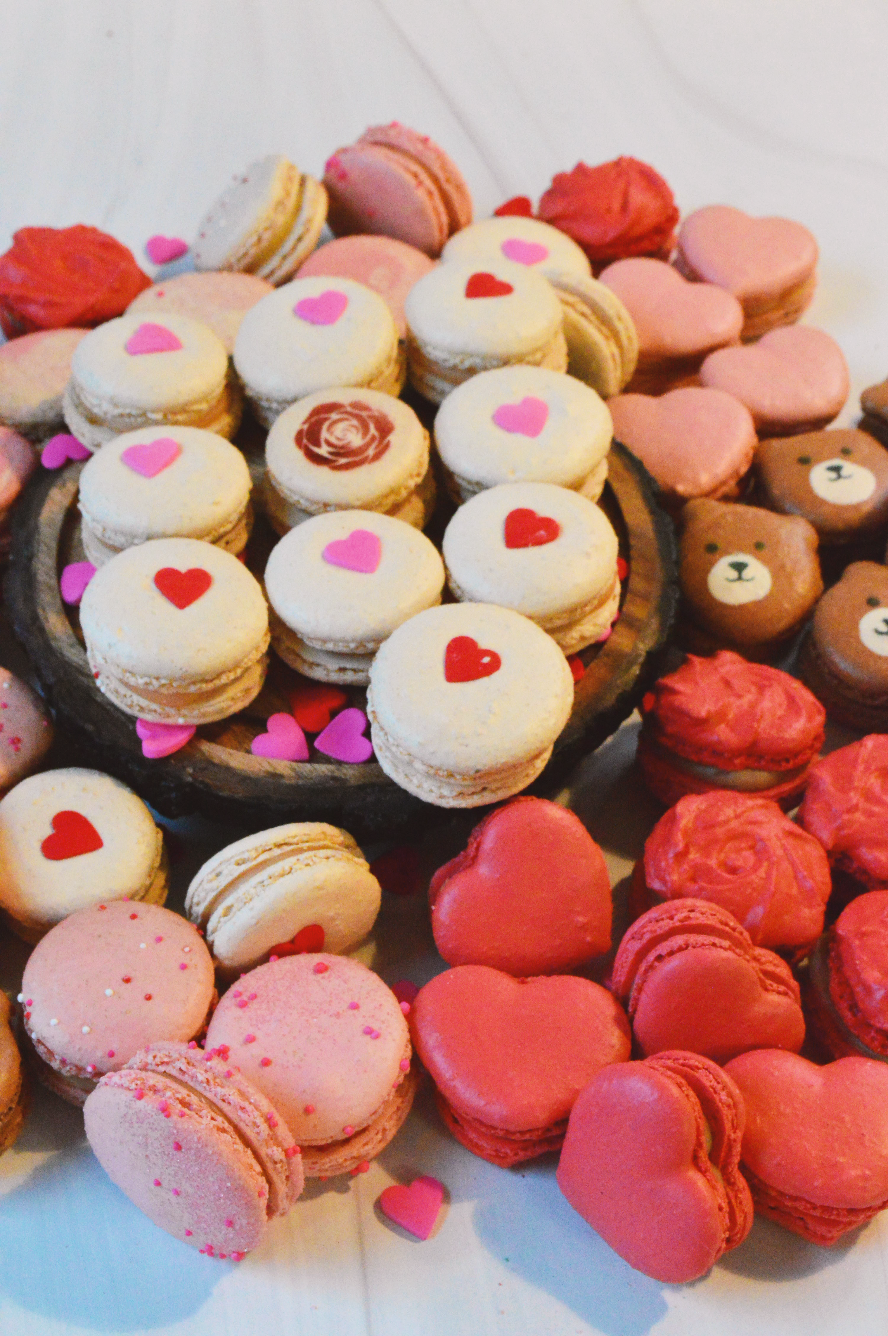 Assorted Valentine's Macarons
