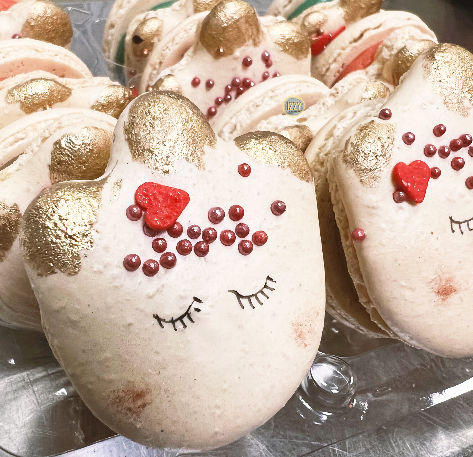 Unicorn French Macarons - Izzy Macarons