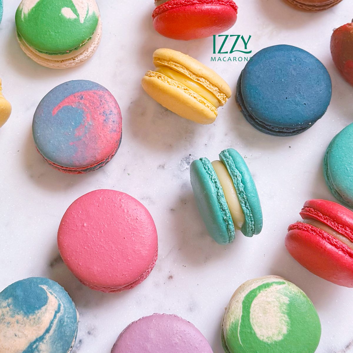 French Macarons - Variety and Build-your-Box Options – Izzy Macarons