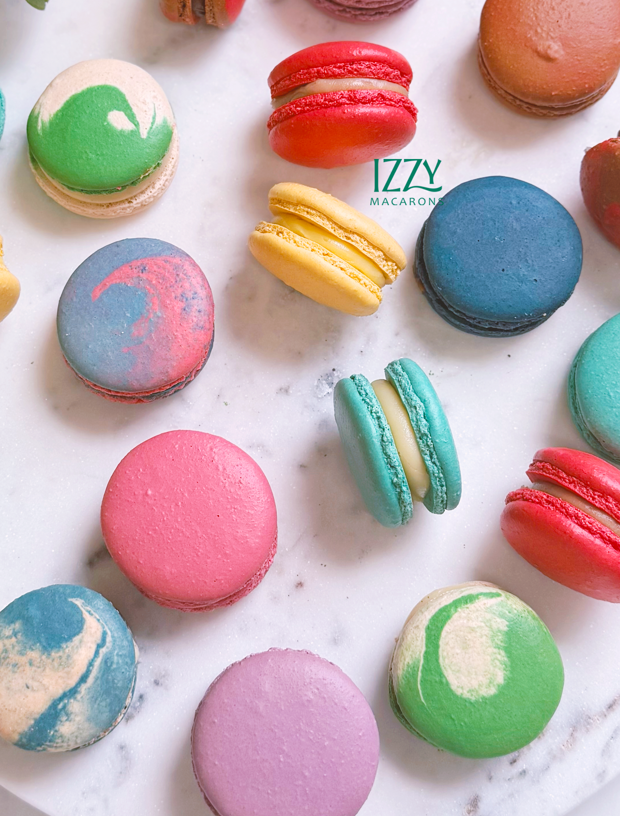 Izzy Macarons Menu 