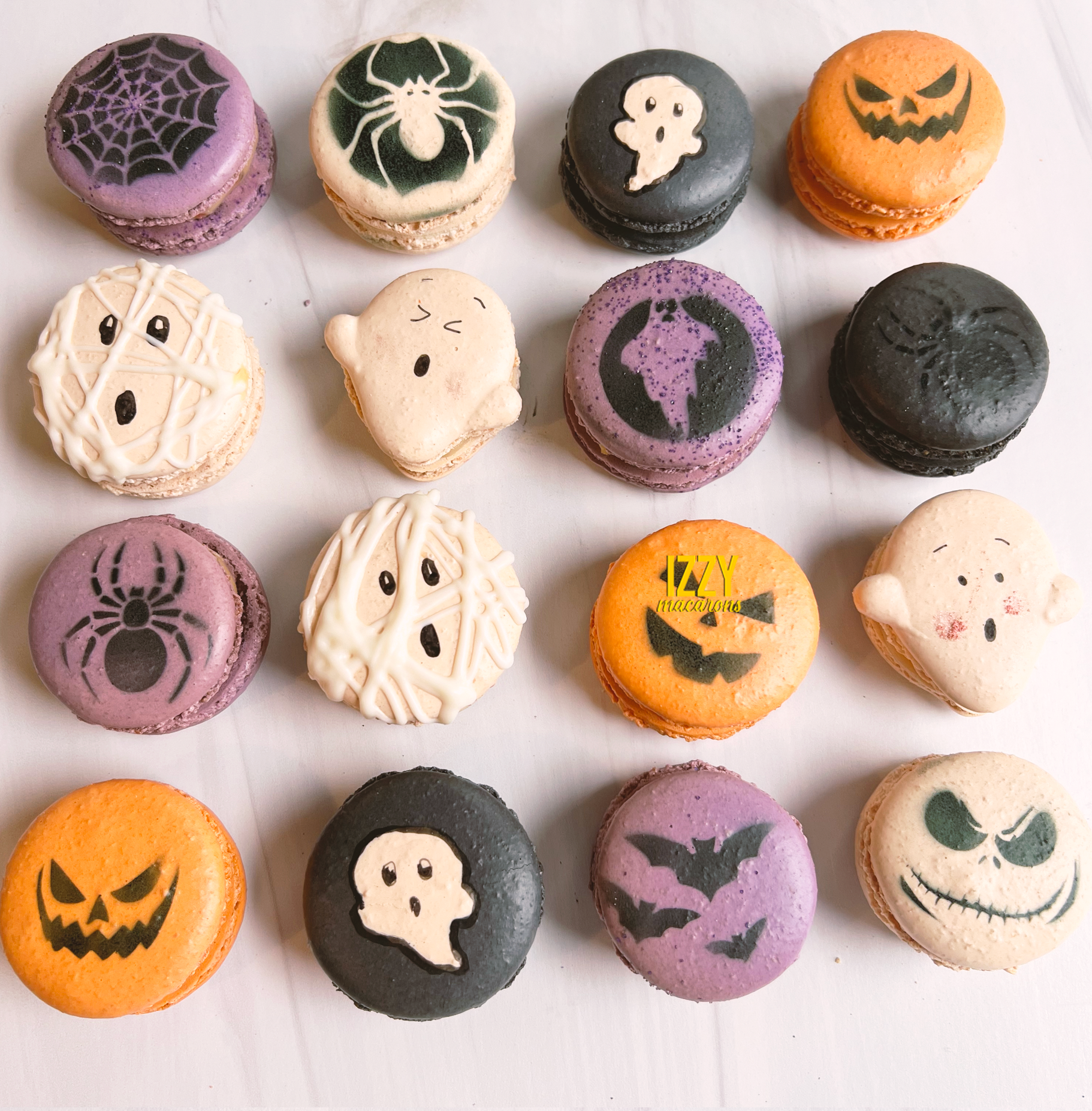 Halloween french Macarons