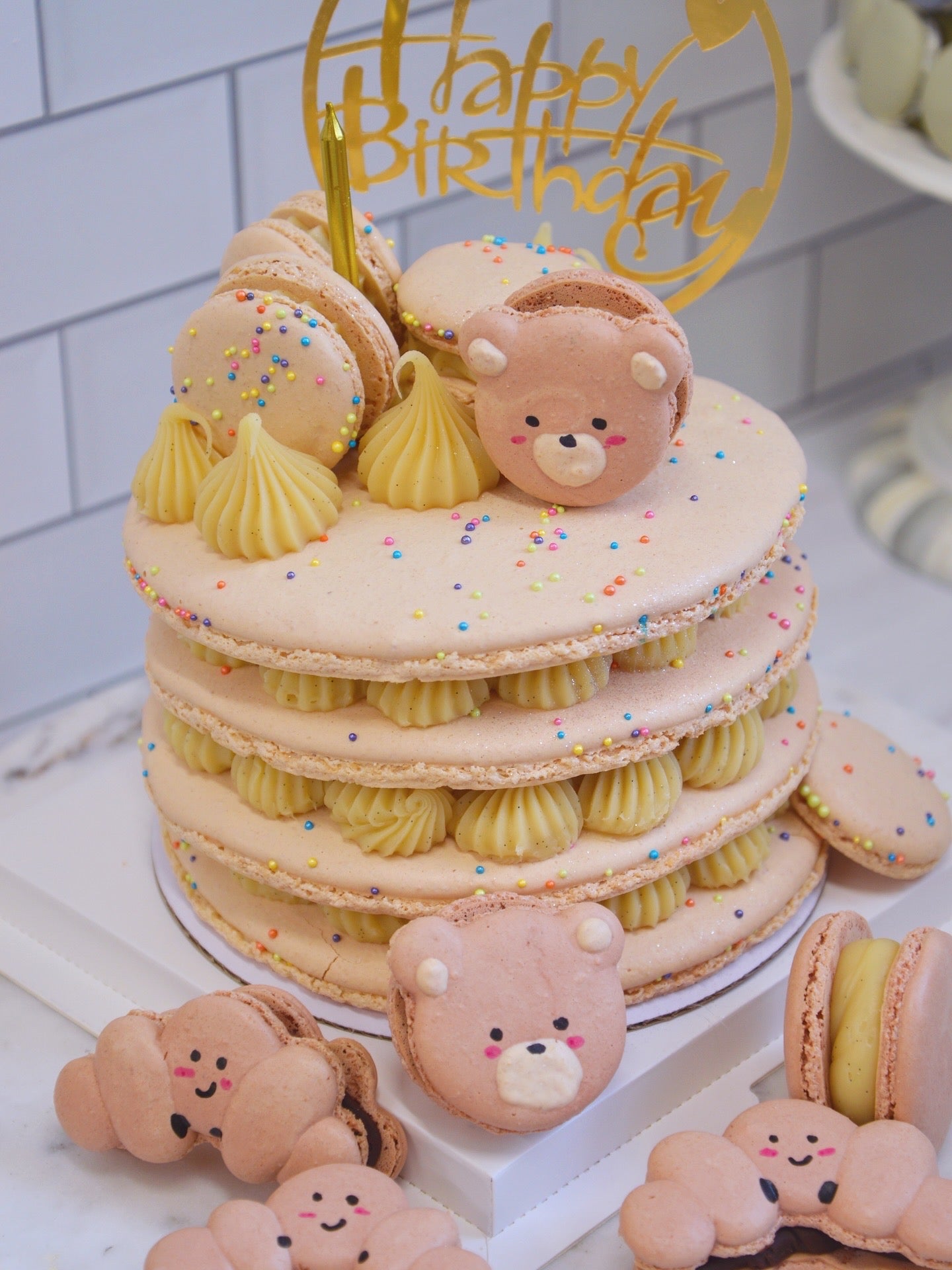 Macaron Cake  - 6 Inches - PICK UP Only