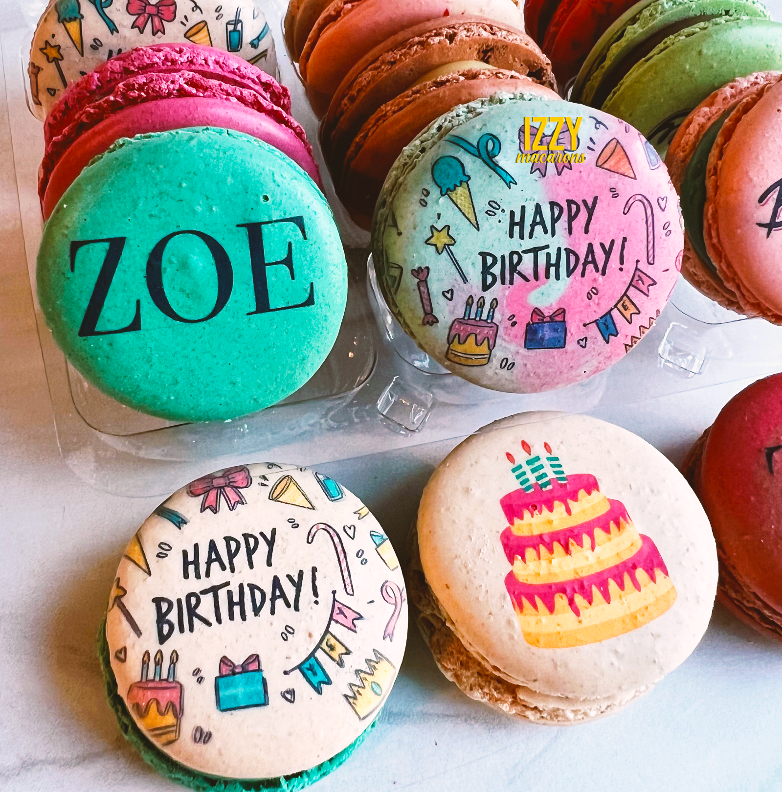 customized macarons