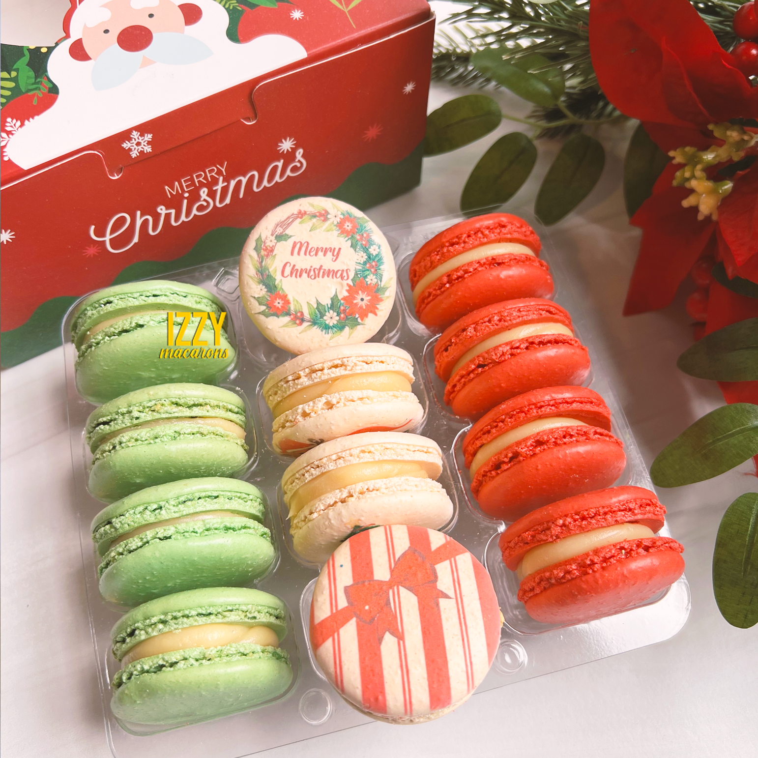 Christmas Box - Red, Pistachio, Vanilla