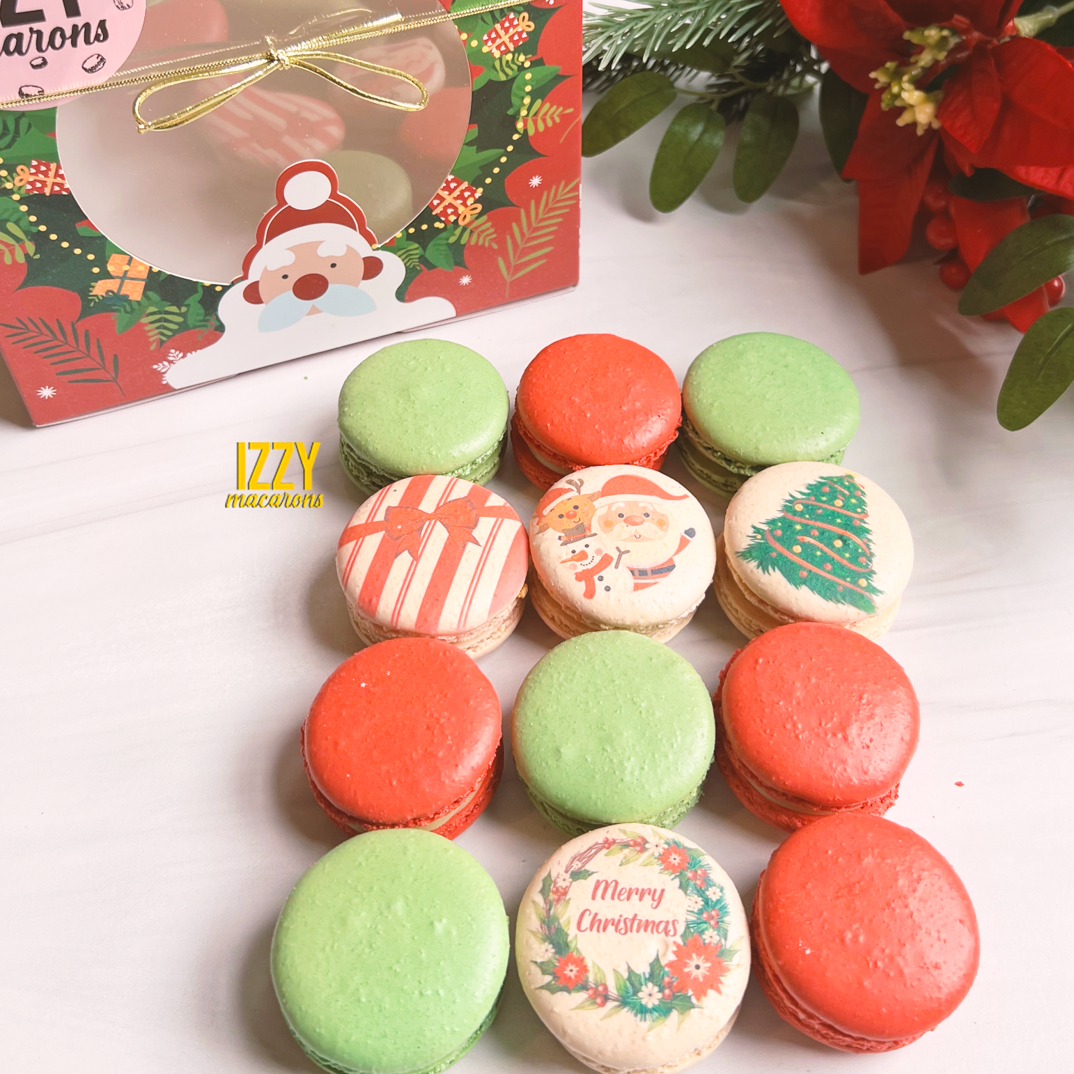 Christmas Box - Red, Pistachio, Vanilla