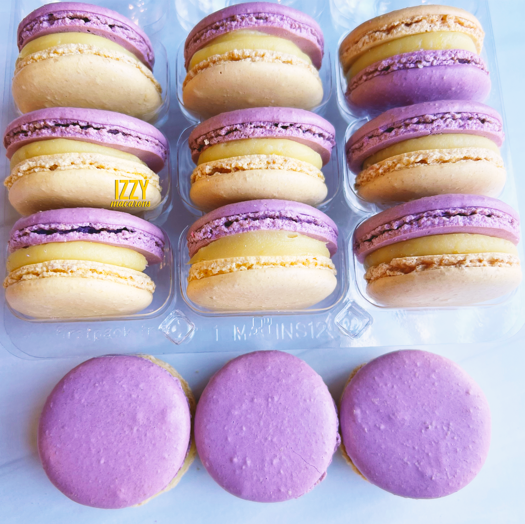 Lemon Lavender Macarons