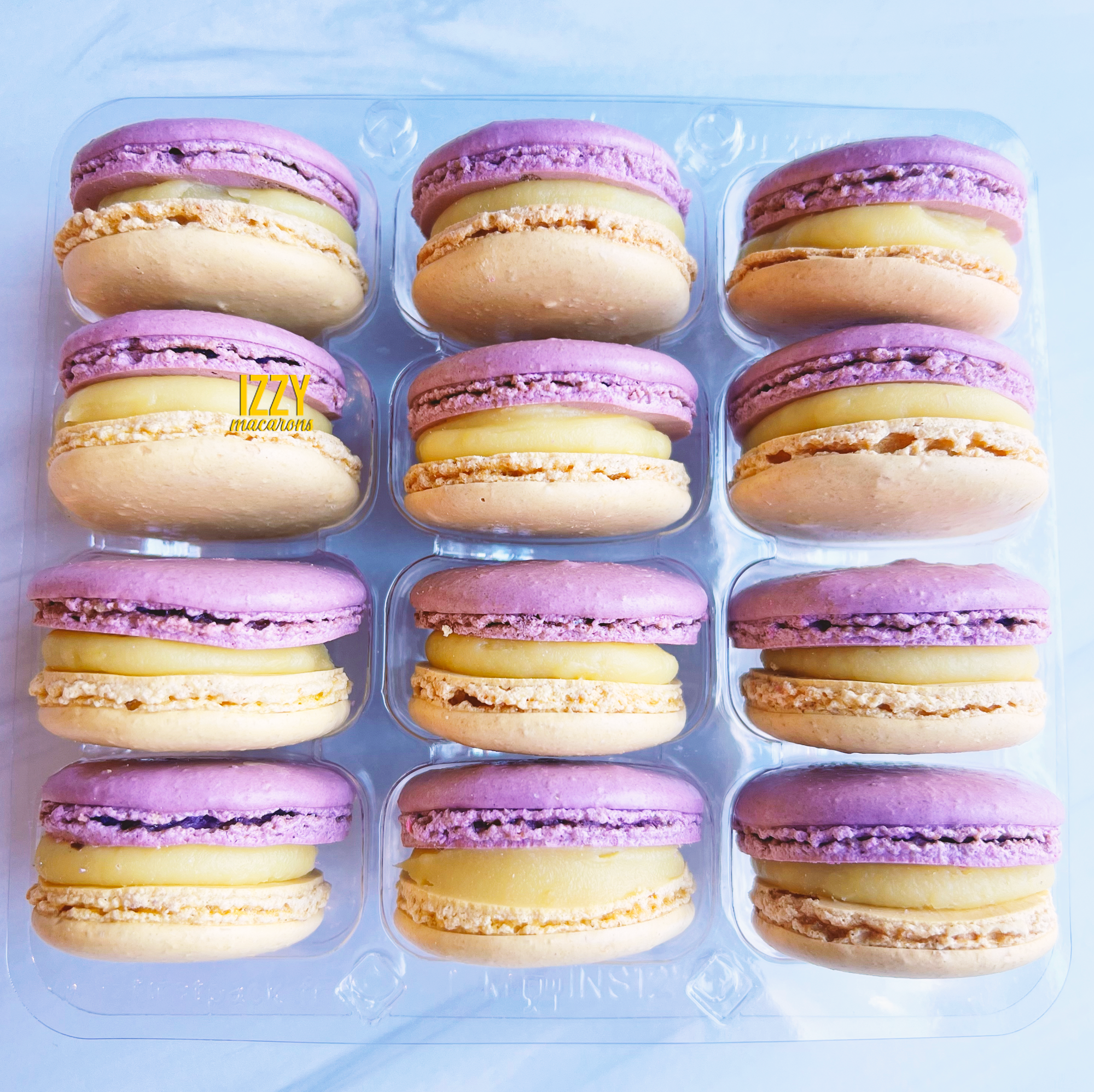 Lemon Lavender Macarons